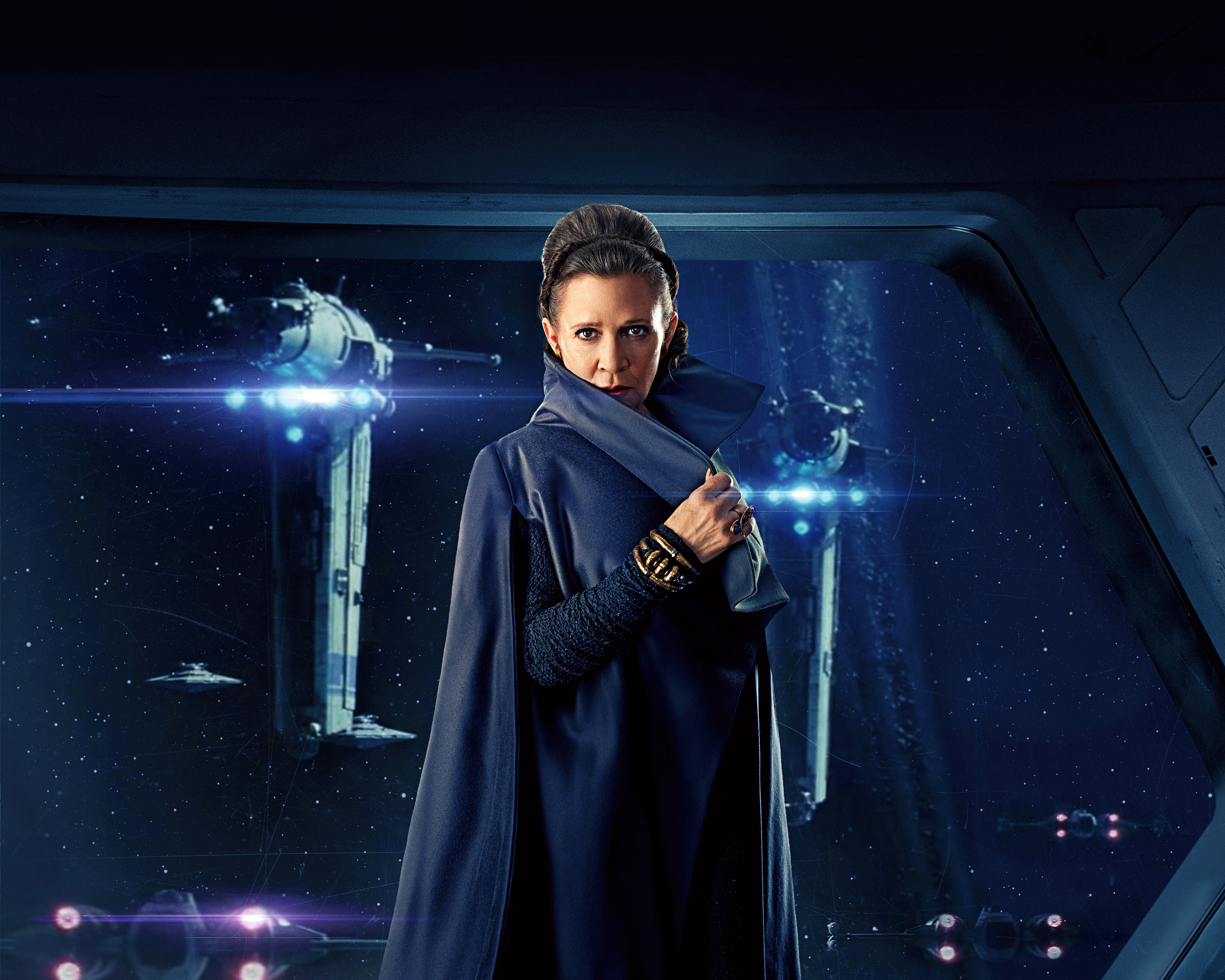 Women Carrie Fisher Star Wars The Last Jedi Star Wars Princess Leia 6000x4800
