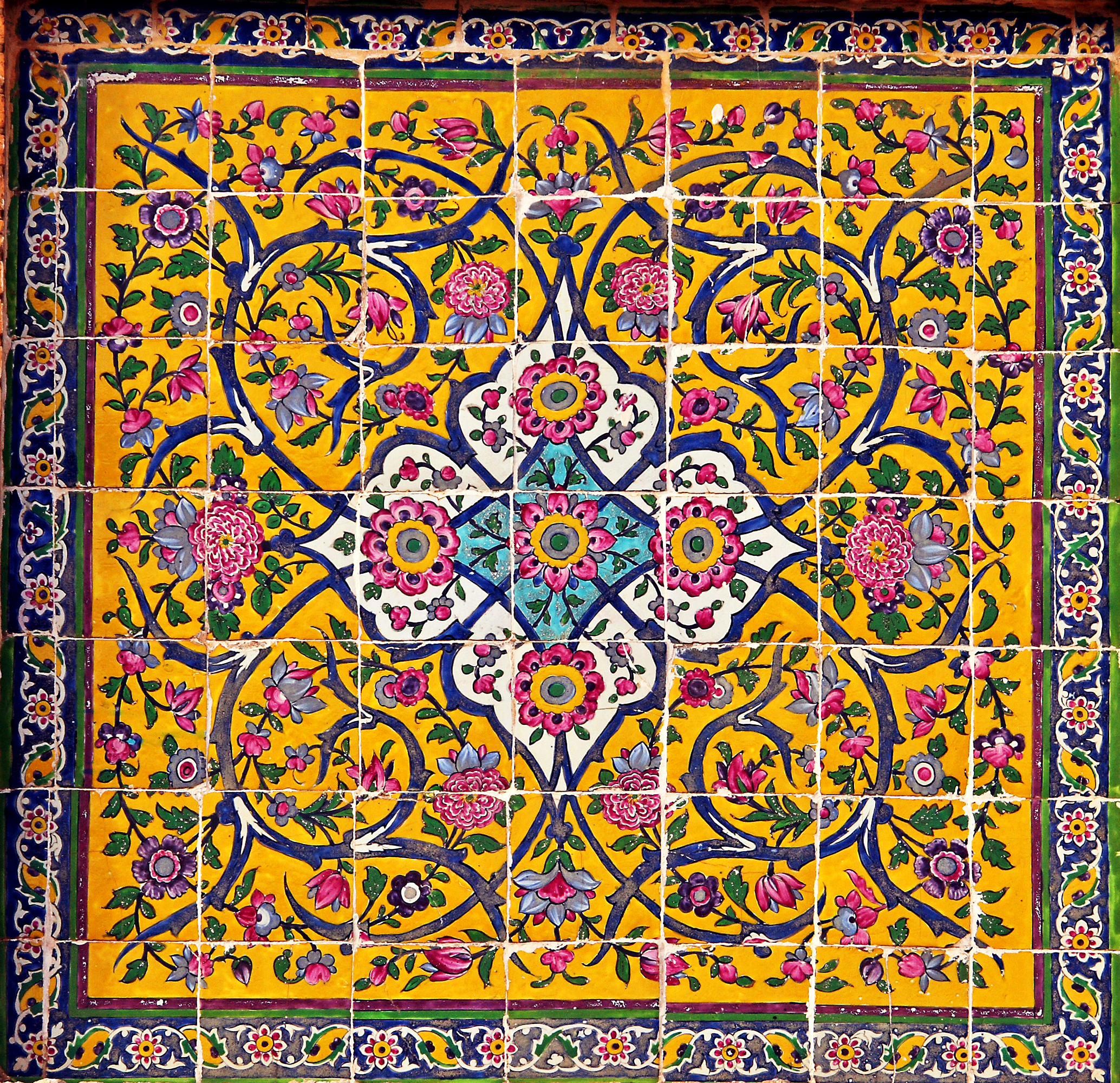 Iran Tile Pattern 2068x1999