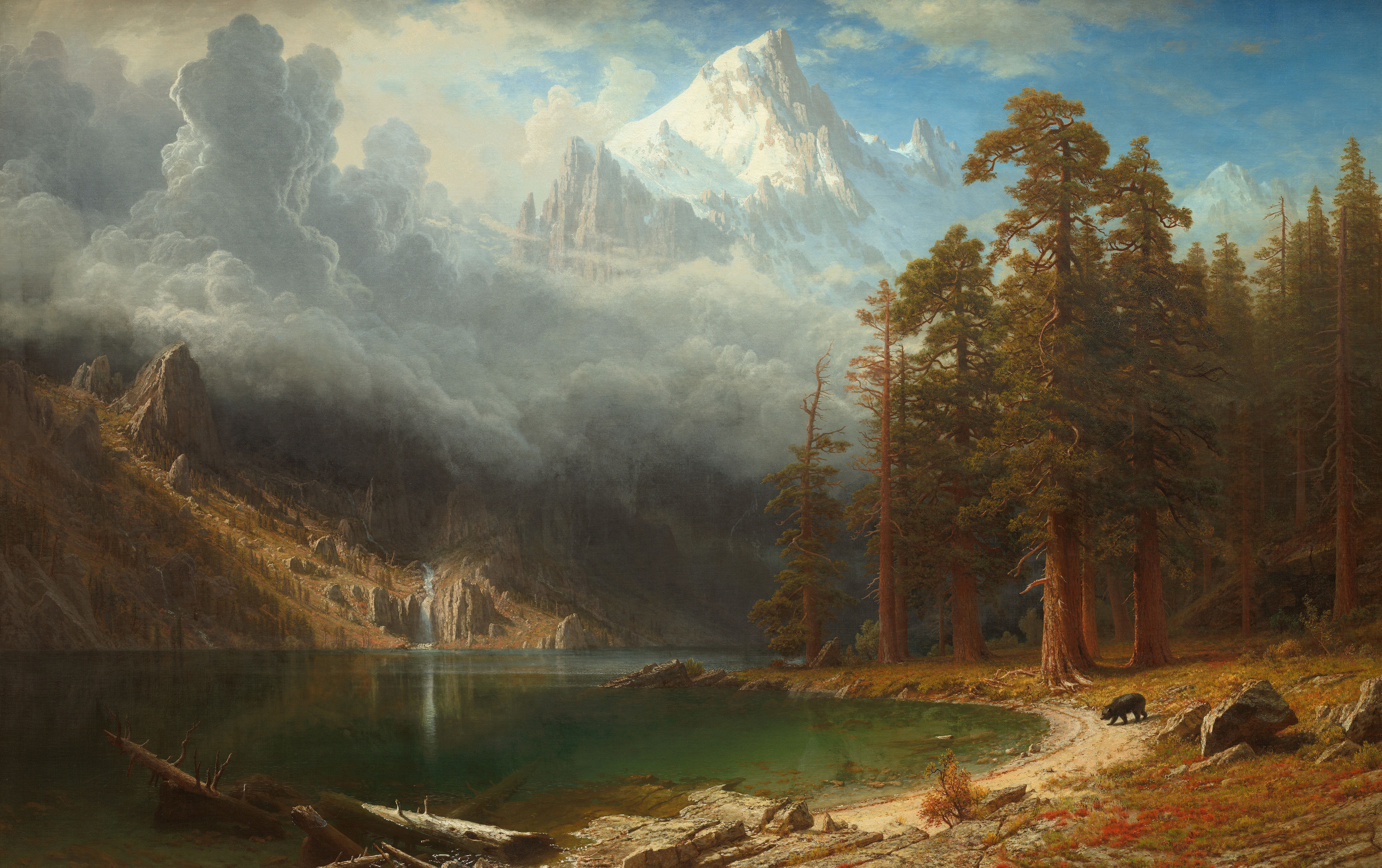 Mount Corcoran Albert Bierstadt Classical Art Classic Art Painting 4452x2796