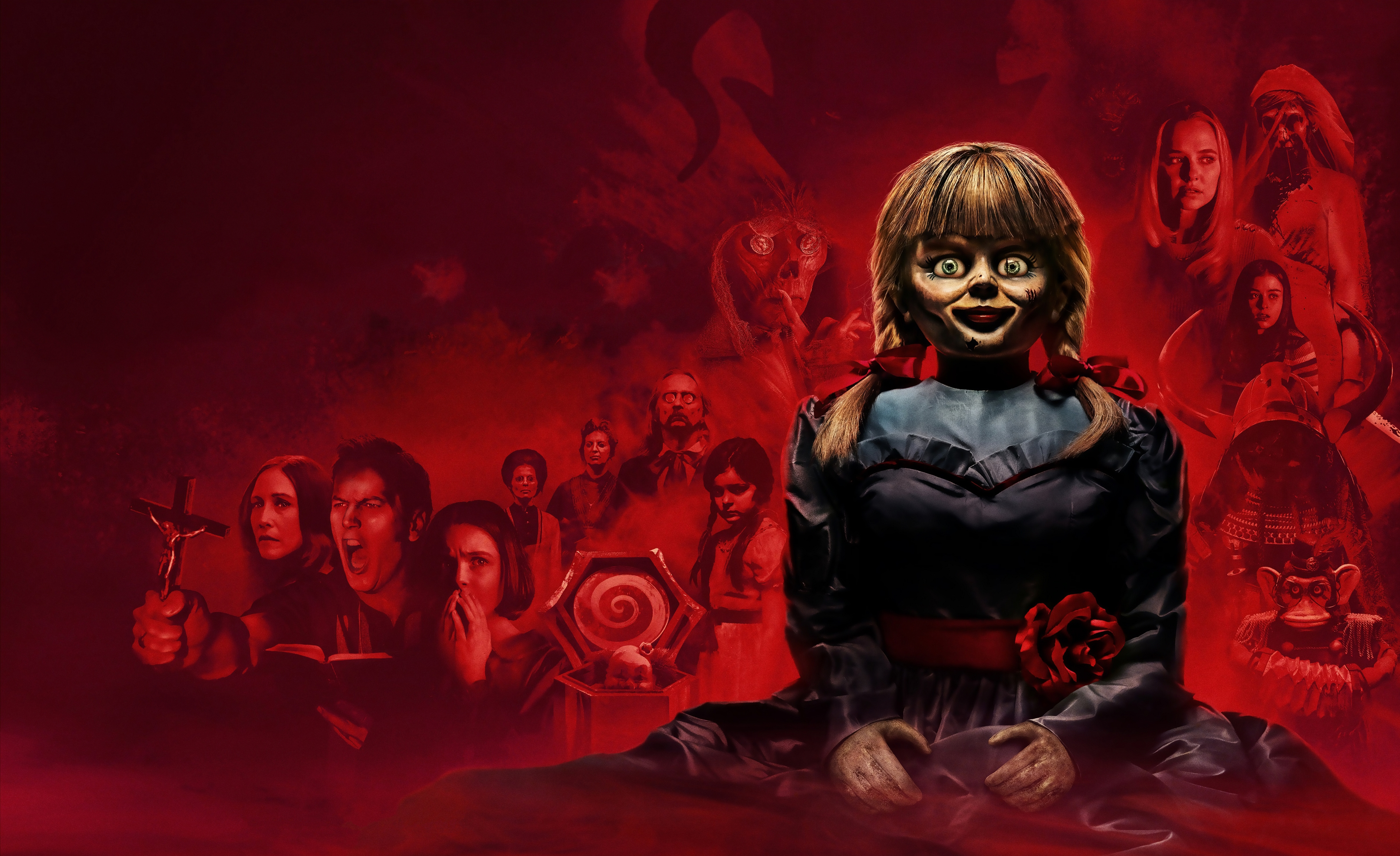 Annabelle Comes Home Horror Thriller Horror Movies 6k Artwork Movies 4871x2979