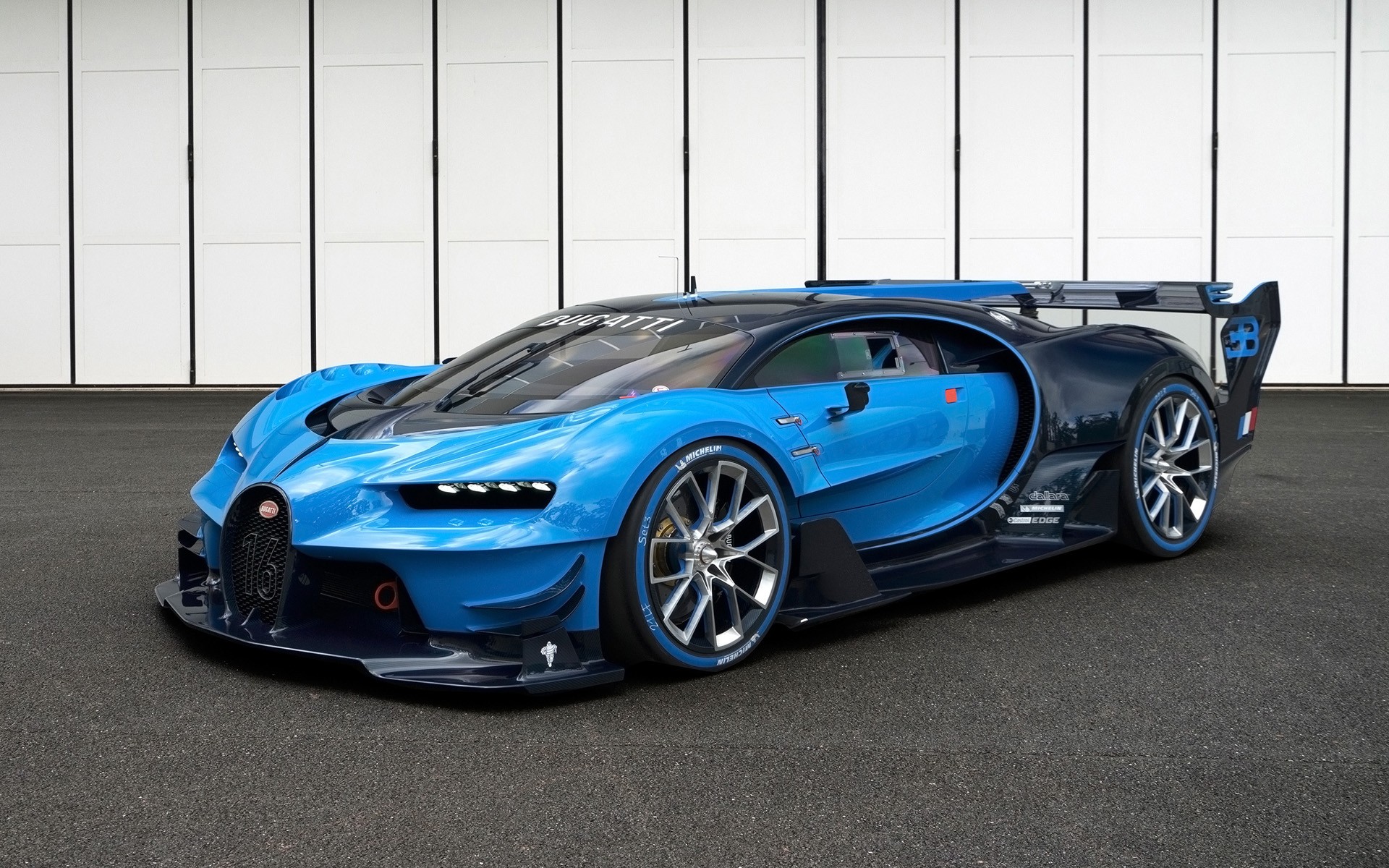 Bugatti Veyron Car Vehicle Blue Cars Bugatti Vision Gran Turismo Vision Gran Turismo 1920x1200