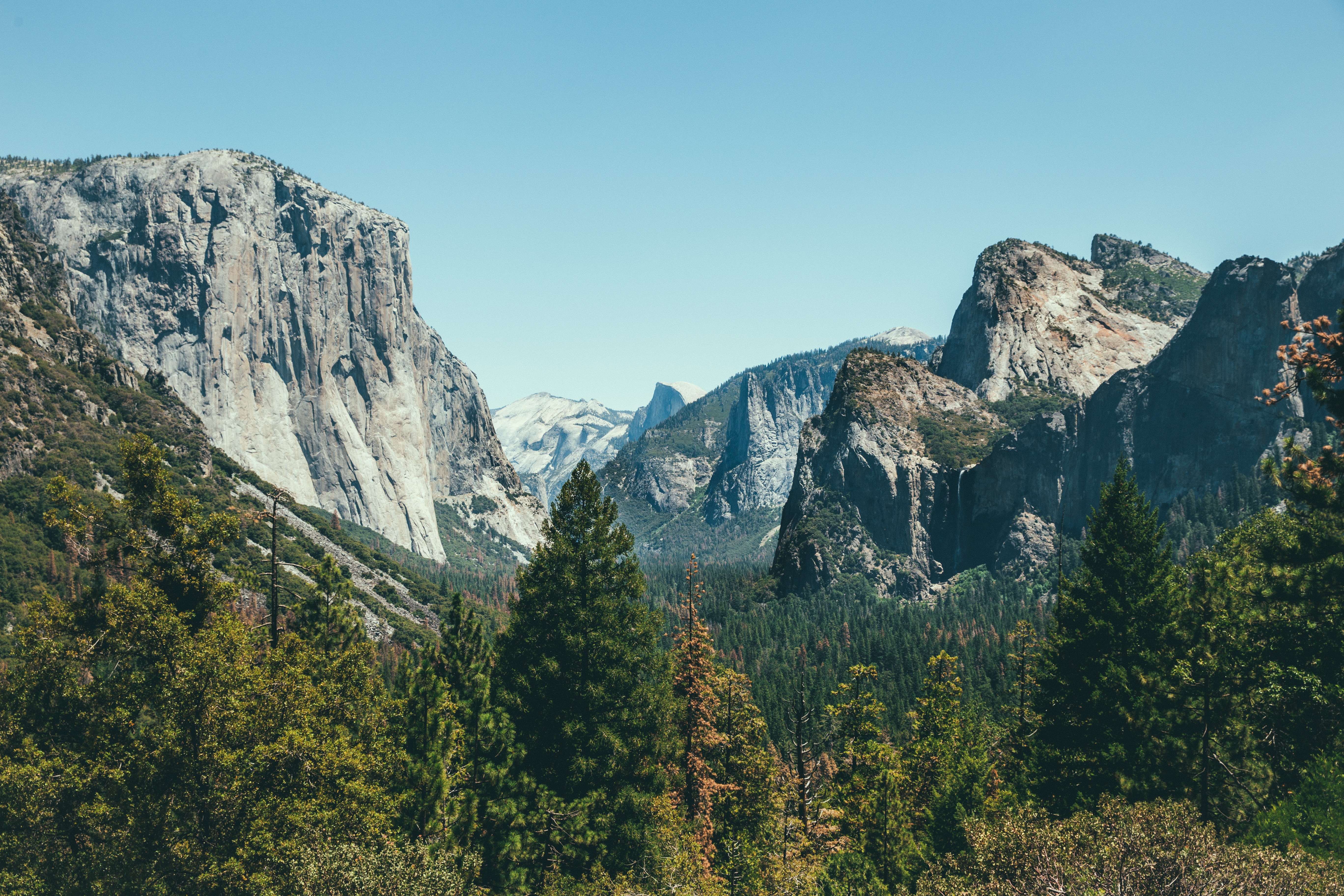 Mountains Forest Trees Landscape El Capitan 5472x3648