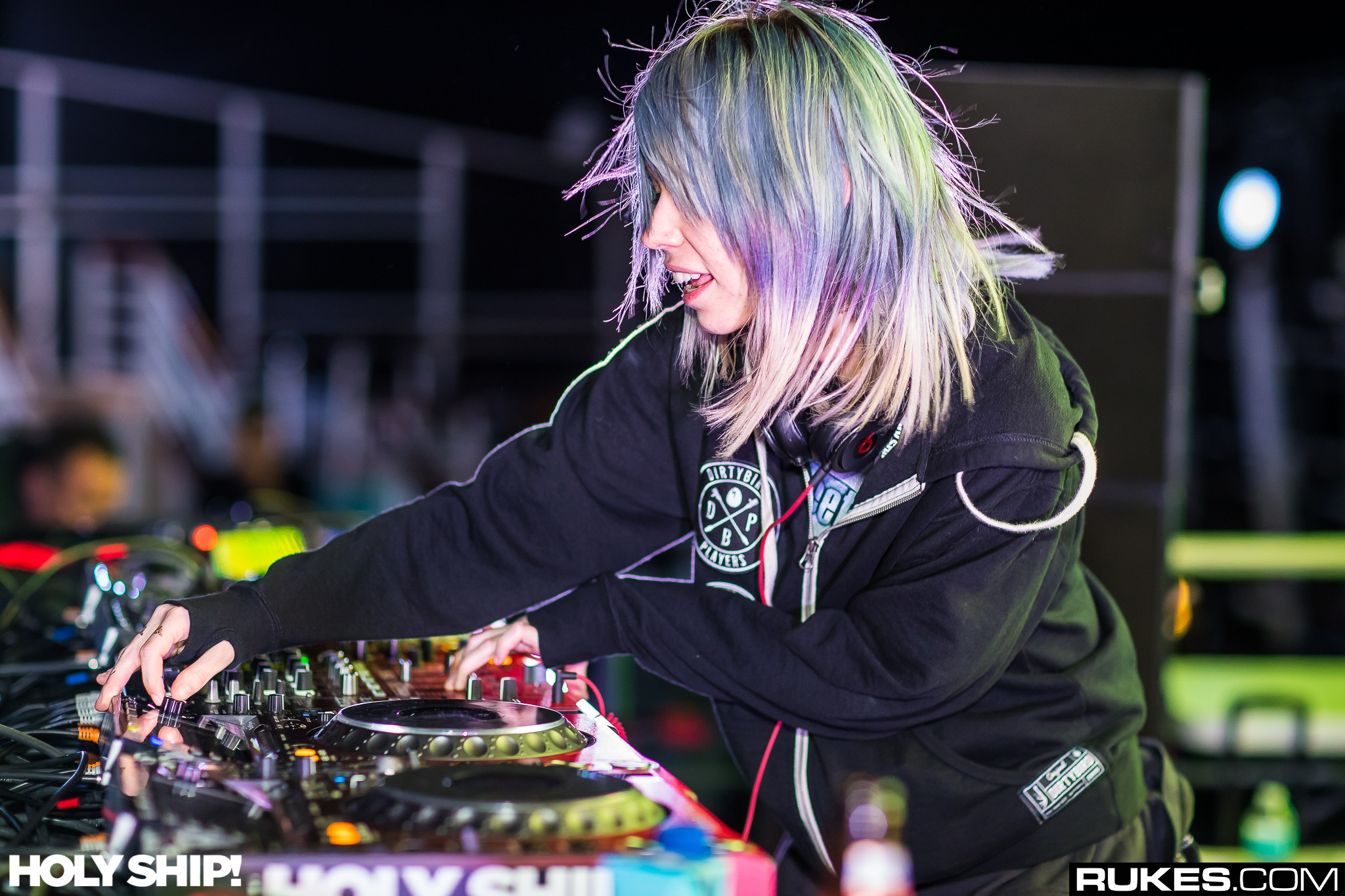 Holy Ship Mija Dyed Hair Rukes DJ Mixing Consoles 2048x1365