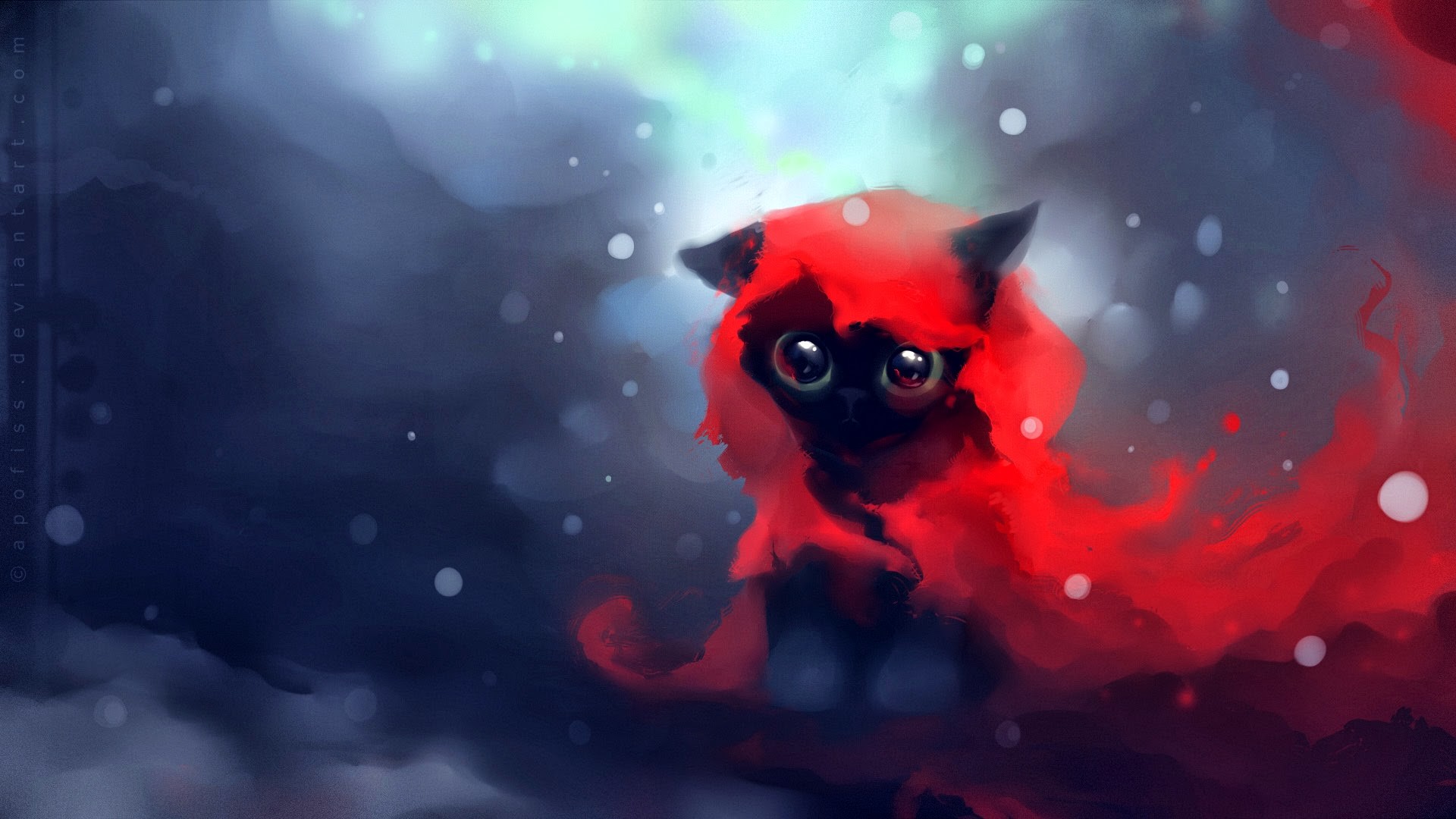 Anime Cats Apofiss Artwork 1920x1080