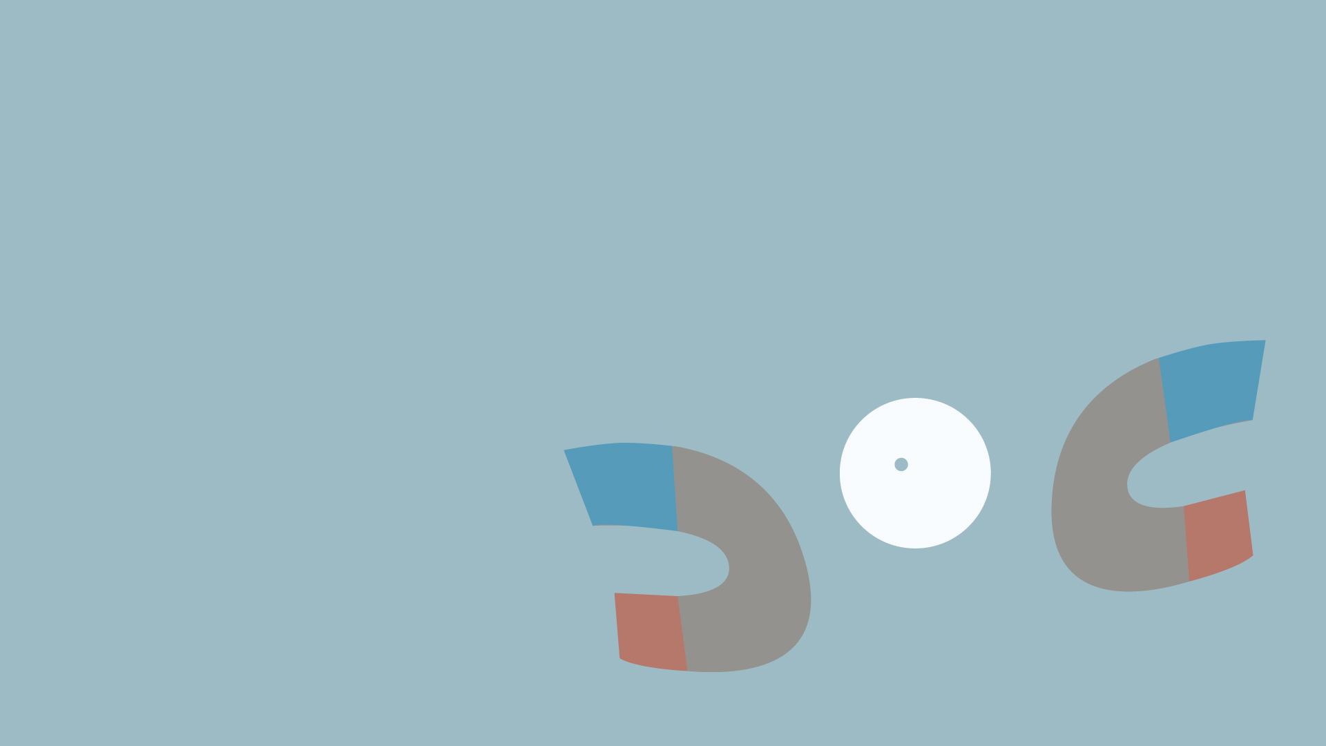 Magnemite Pokemon Minimalist 1920x1080