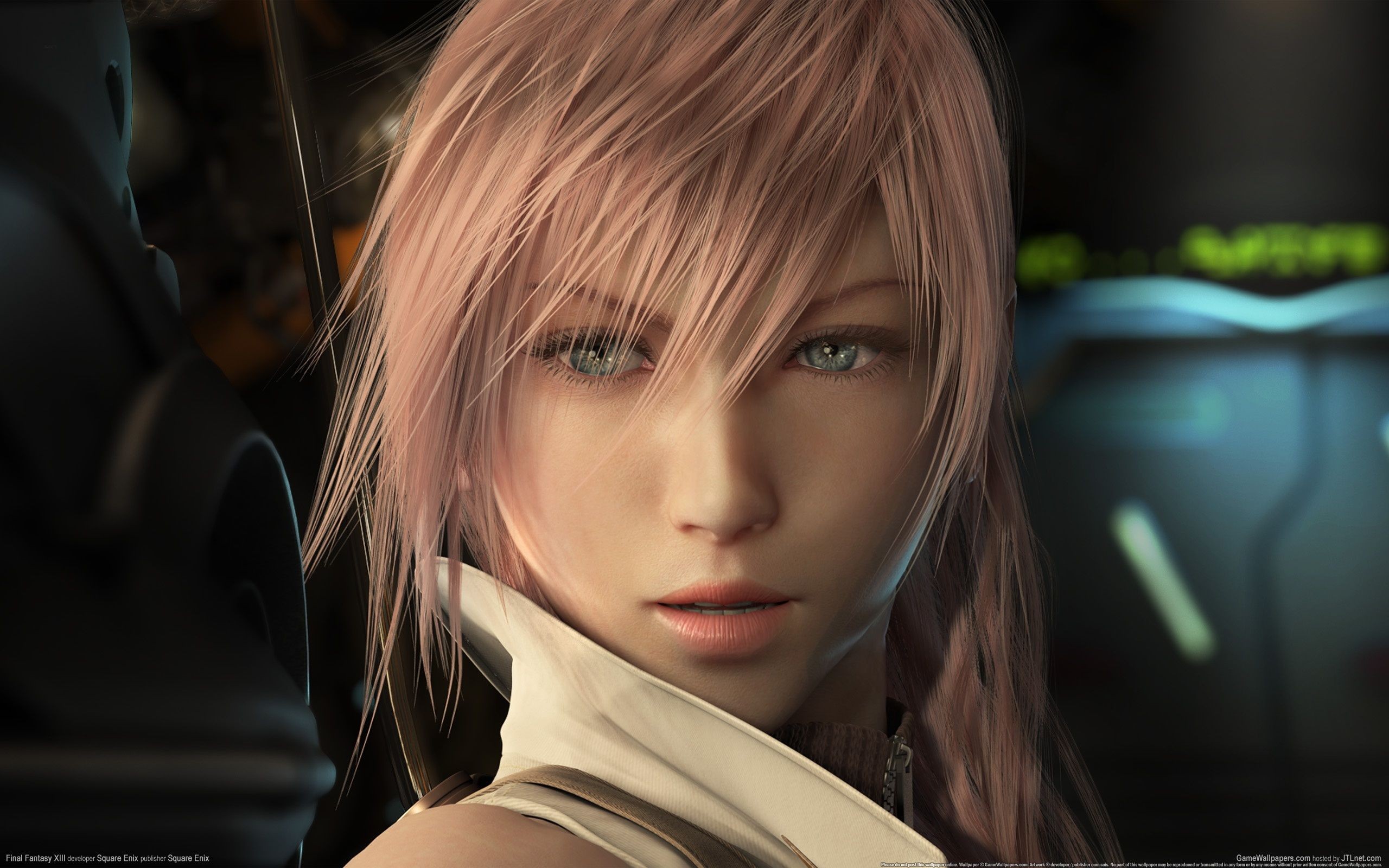Anime Video Games Final Fantasy Xiii Claire Farron Face Render 2560x1600