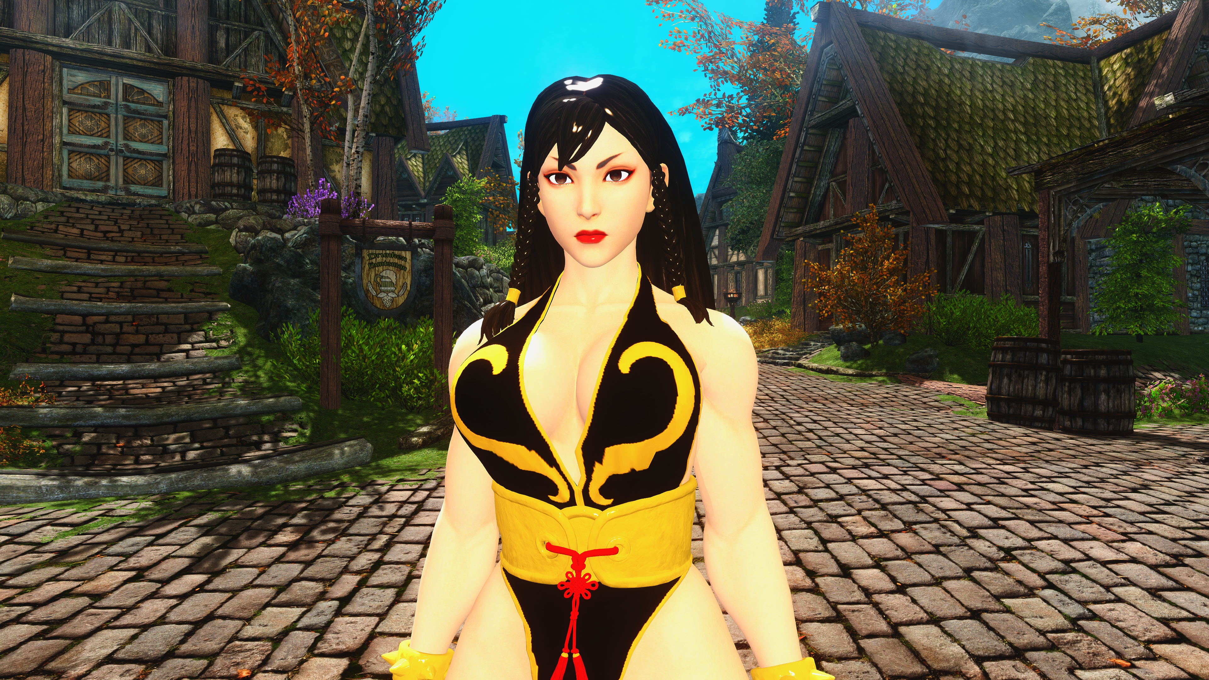 Street Fighter V Street Fighter Chun Li Street Fighter Skyrim 3840x2160