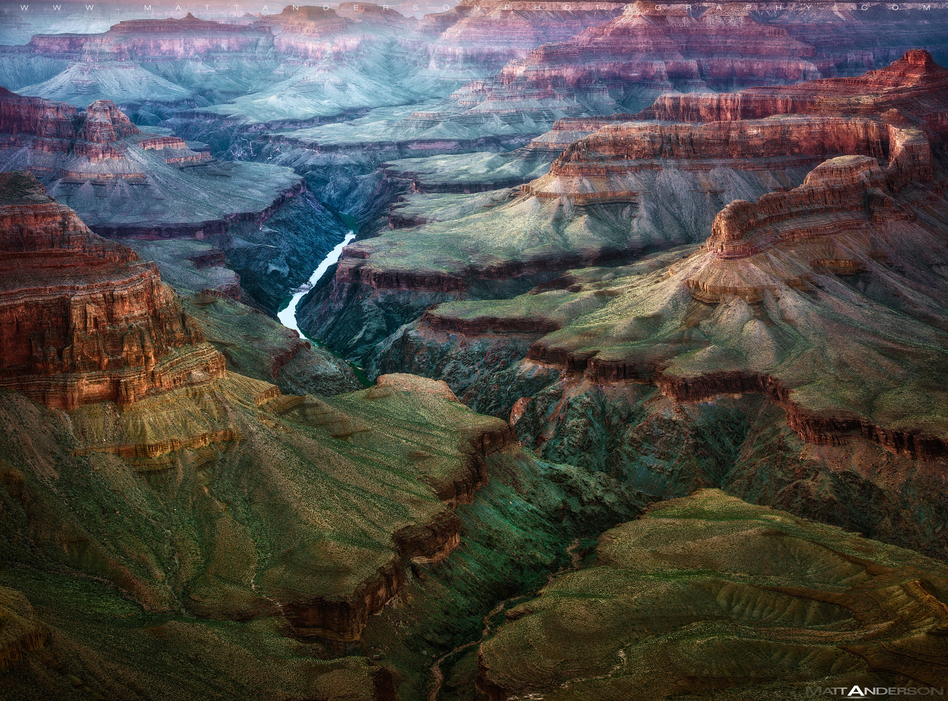 Nature Canyon River Arizona Dusk Grand Canyon Cliff 1920x1421