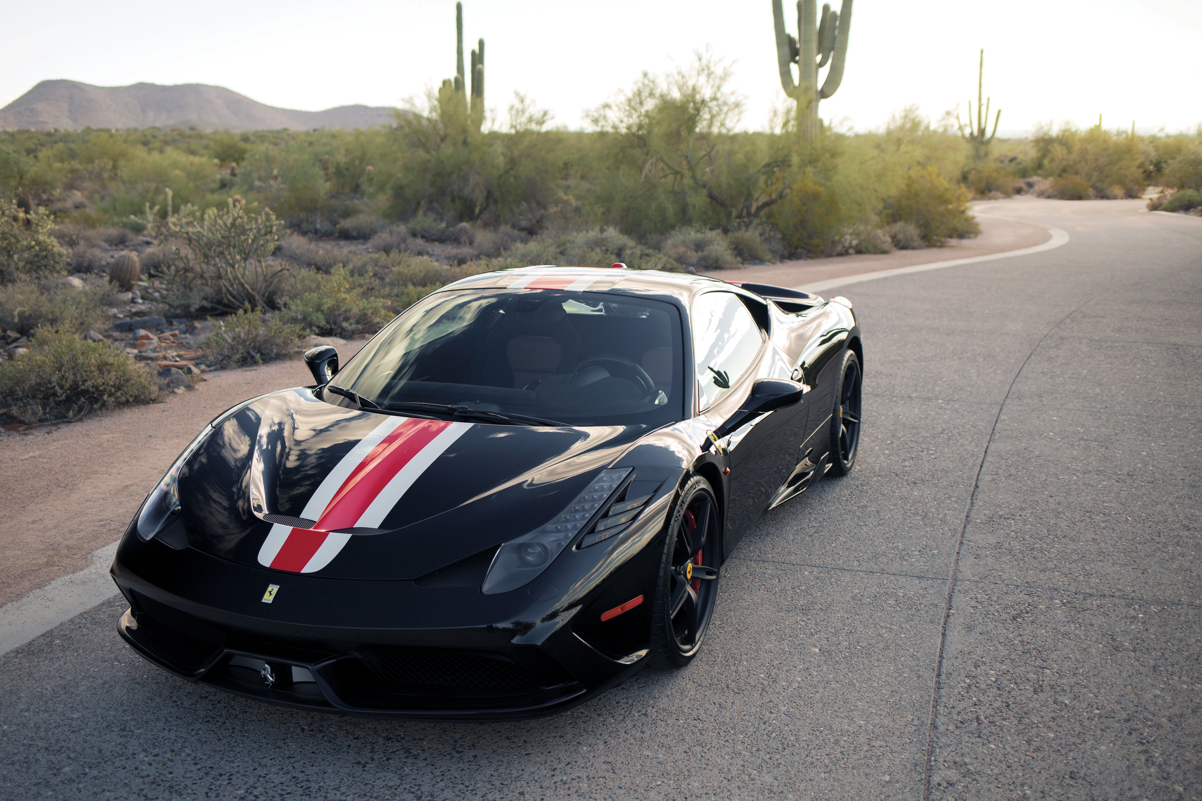 Ferrari 458 Speciale Ferrari Car Vehicle Black Car Sport Car Supercar 4000x2667