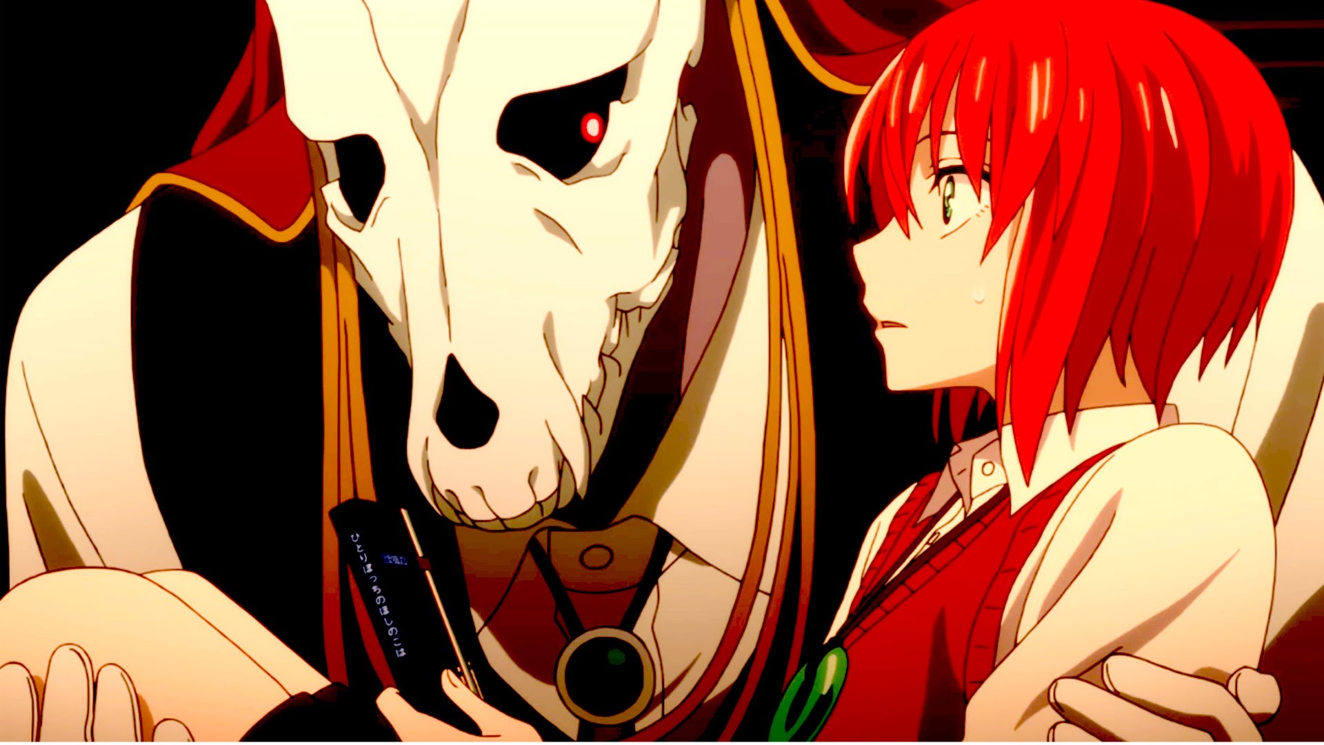 Mahoutsukai No Yome Chise Anime Girls Anime Redhead Skull 1920x1080
