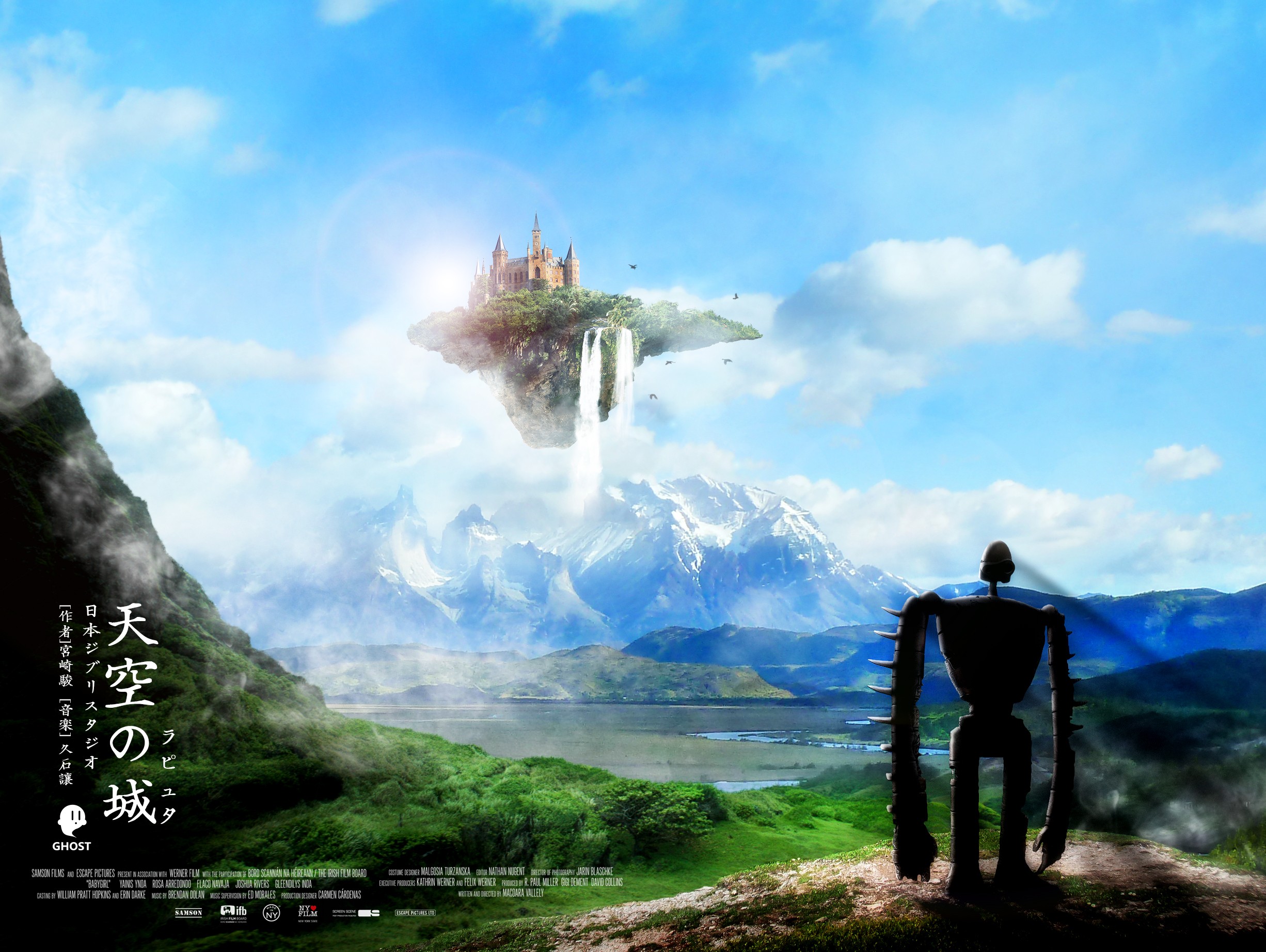Sky Nature Robot Castle In The Sky 2452x1844