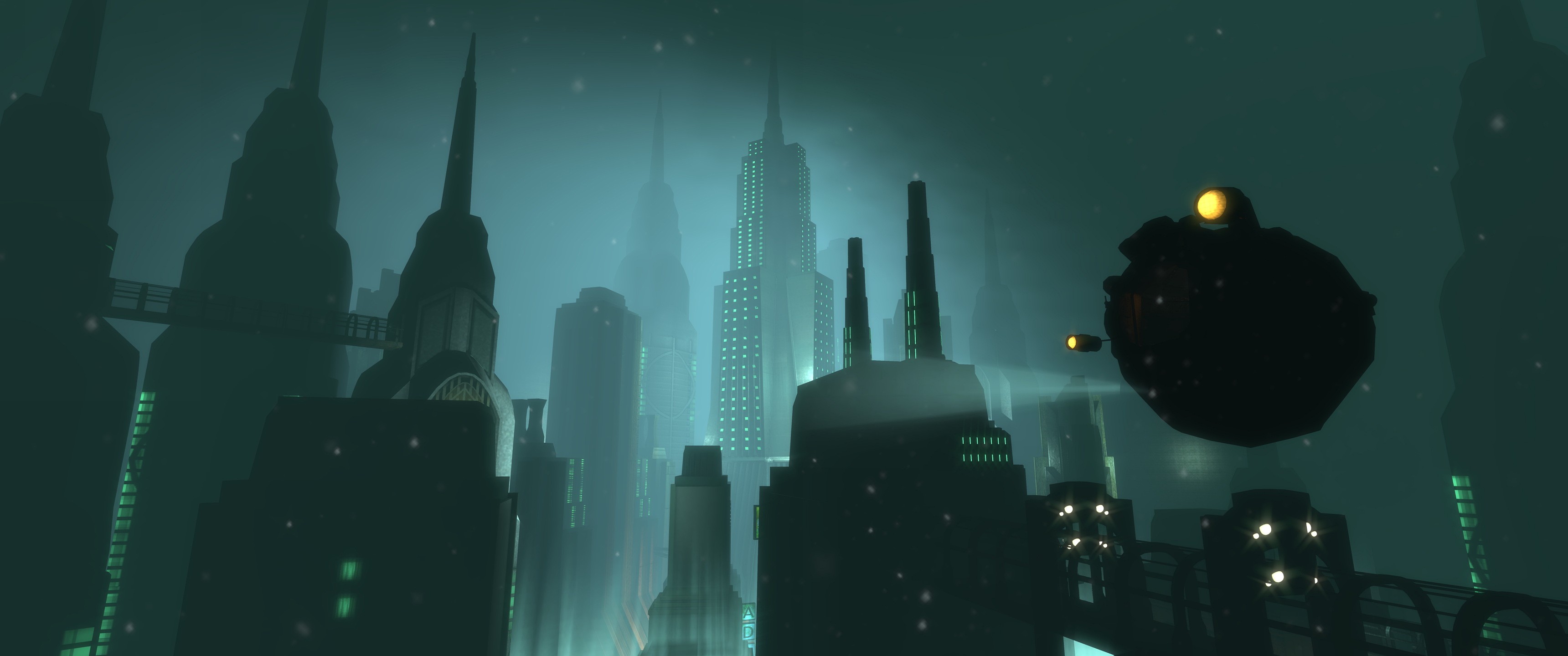 Rapture BioShock Video Games 3440x1440