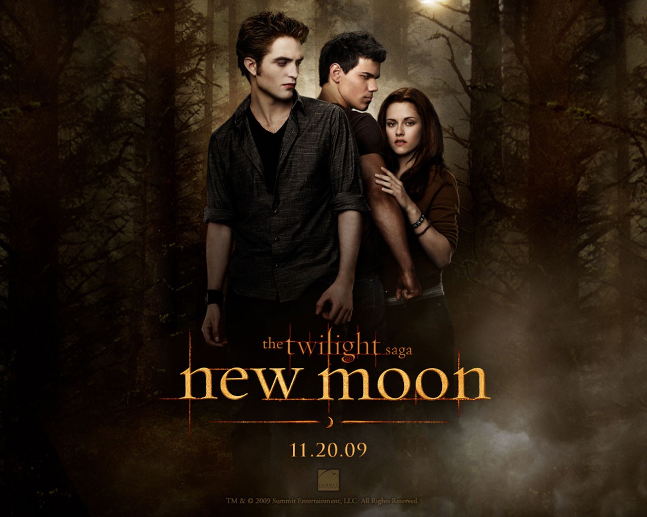 Movies 2009 Year Twilight Series Movie Poster 1280x1024