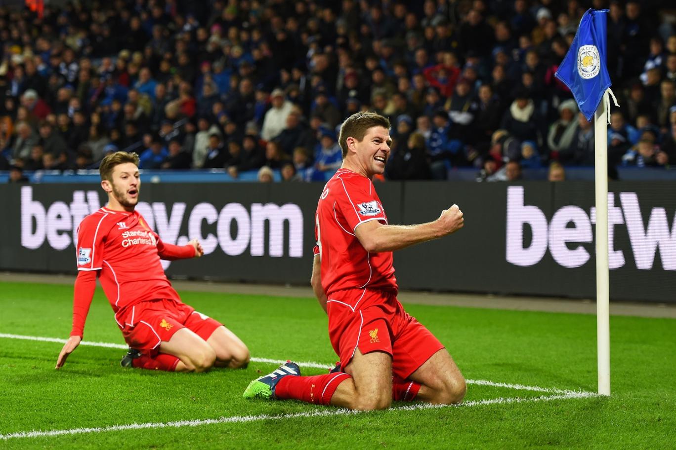 Liverpool FC Steven Gerrard Adam Lallana Football Player King Power Stadium 1368x912