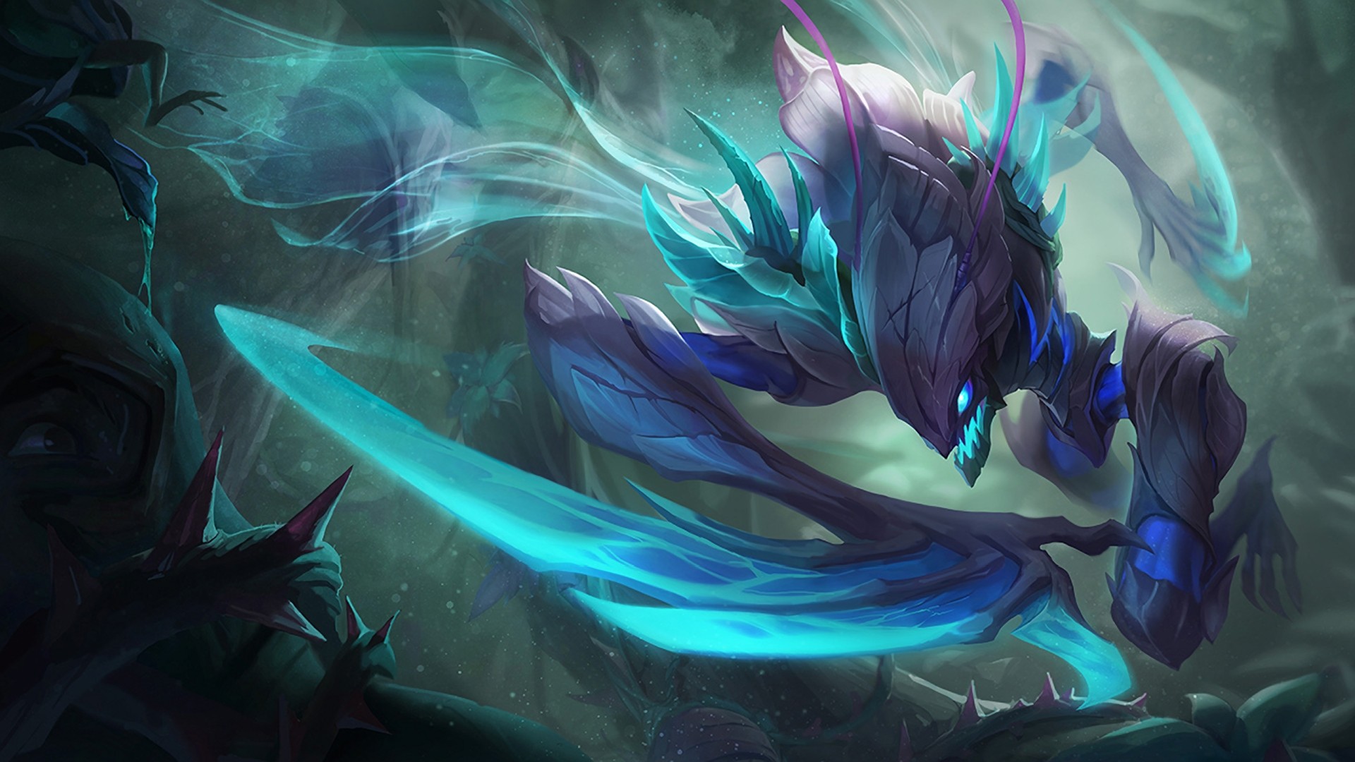 KhaZix League Of Legends PC Gaming Cyan 1920x1080