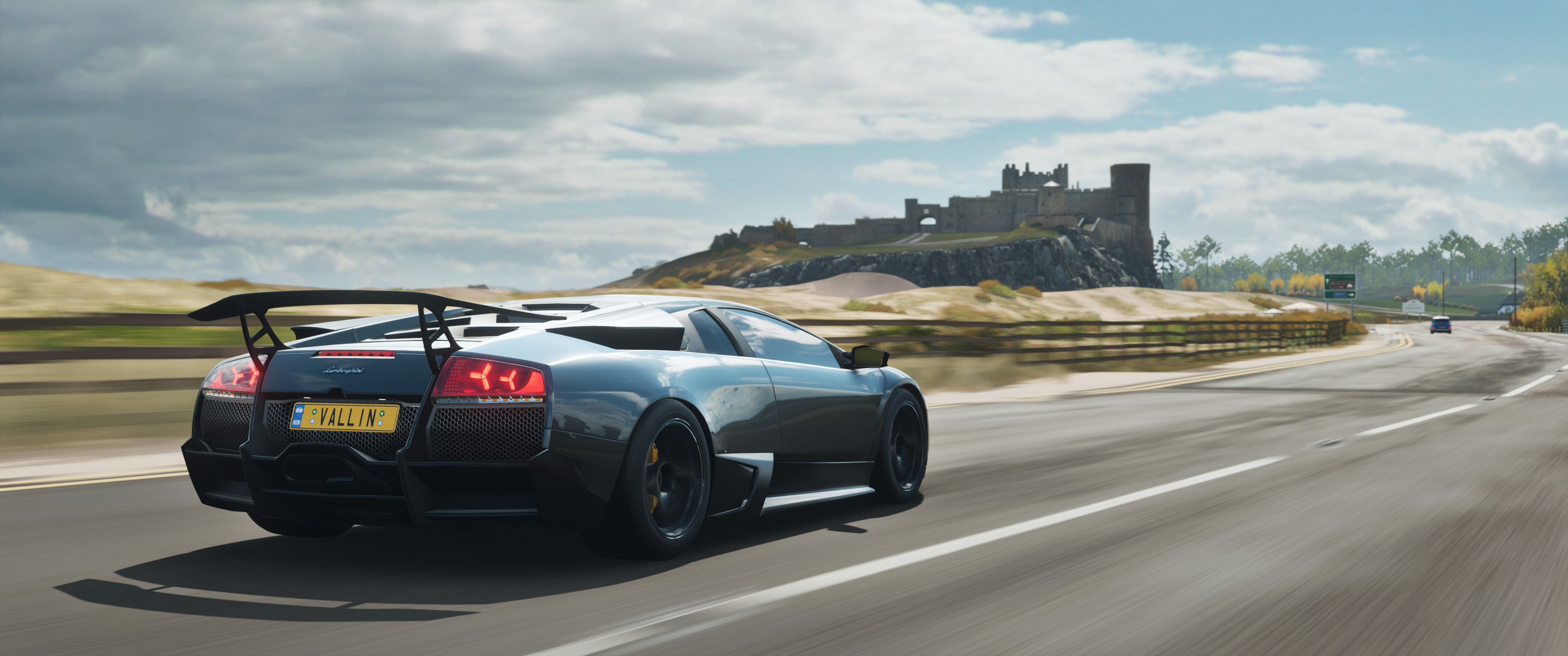 Forza Horizon 4 Video Game Art Lamborghini Lamborghini Murcielago LP 670 4 SV Forza 3440x1440