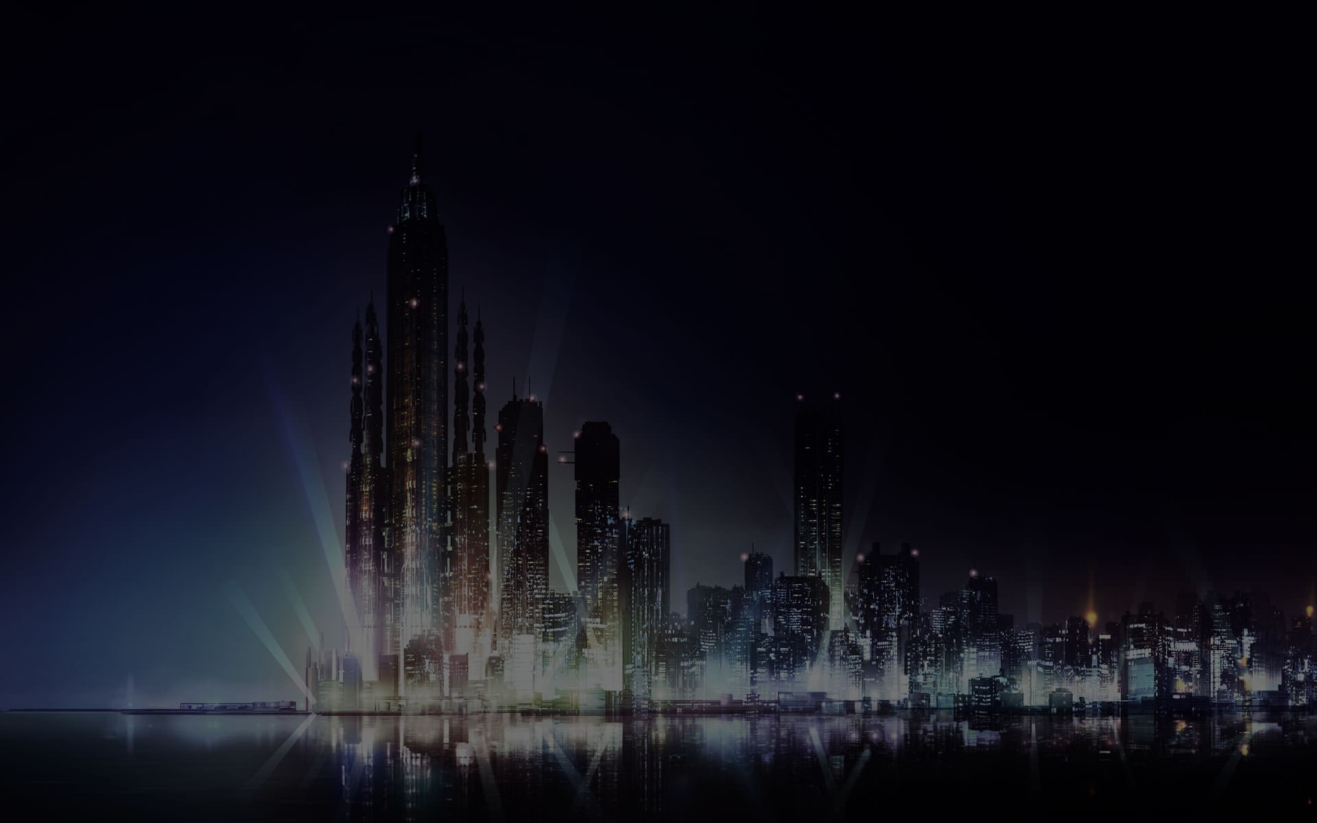 Psycho Pass Cityscape Anime 1920x1200