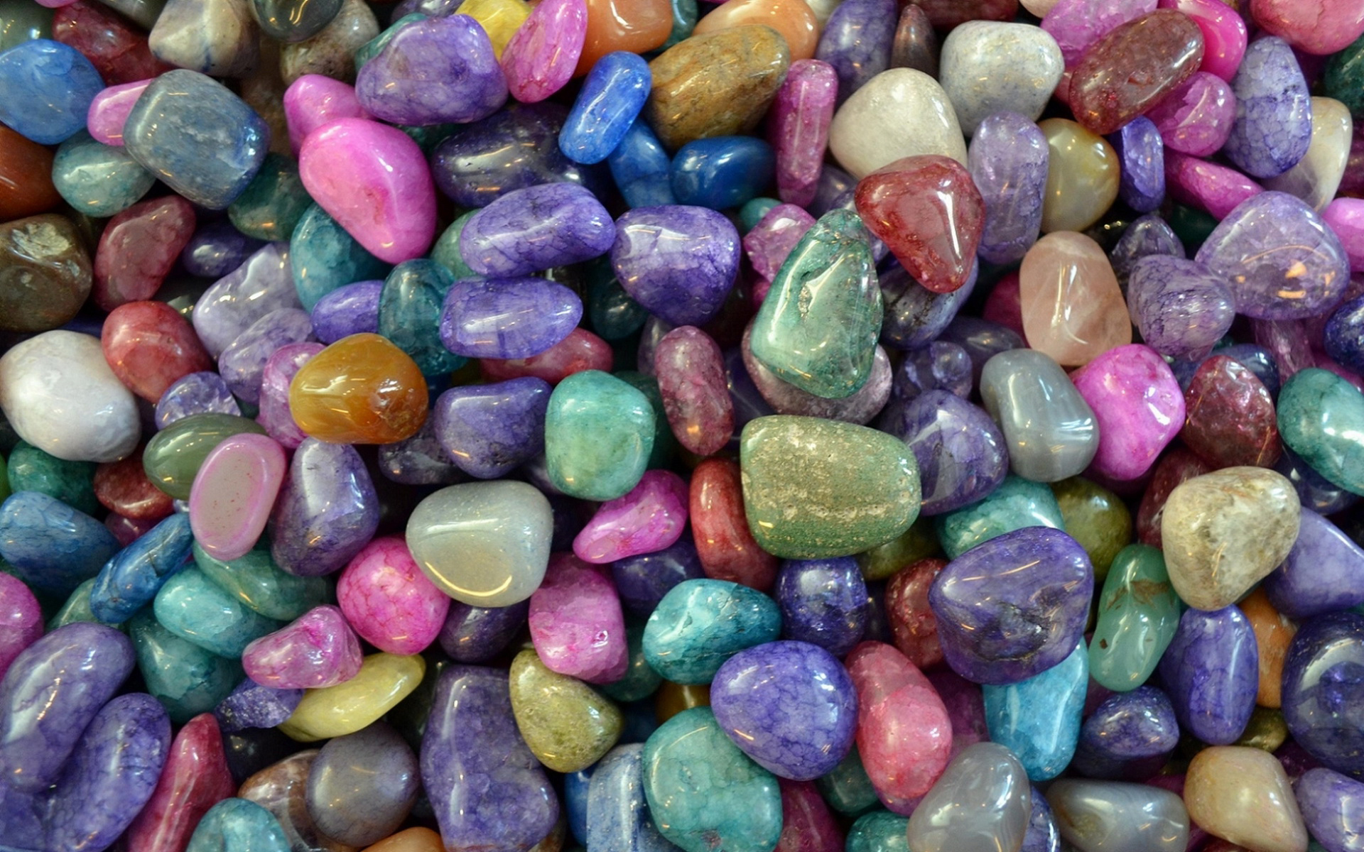 Earth Stone Colors Colorful Pebbles 1920x1200