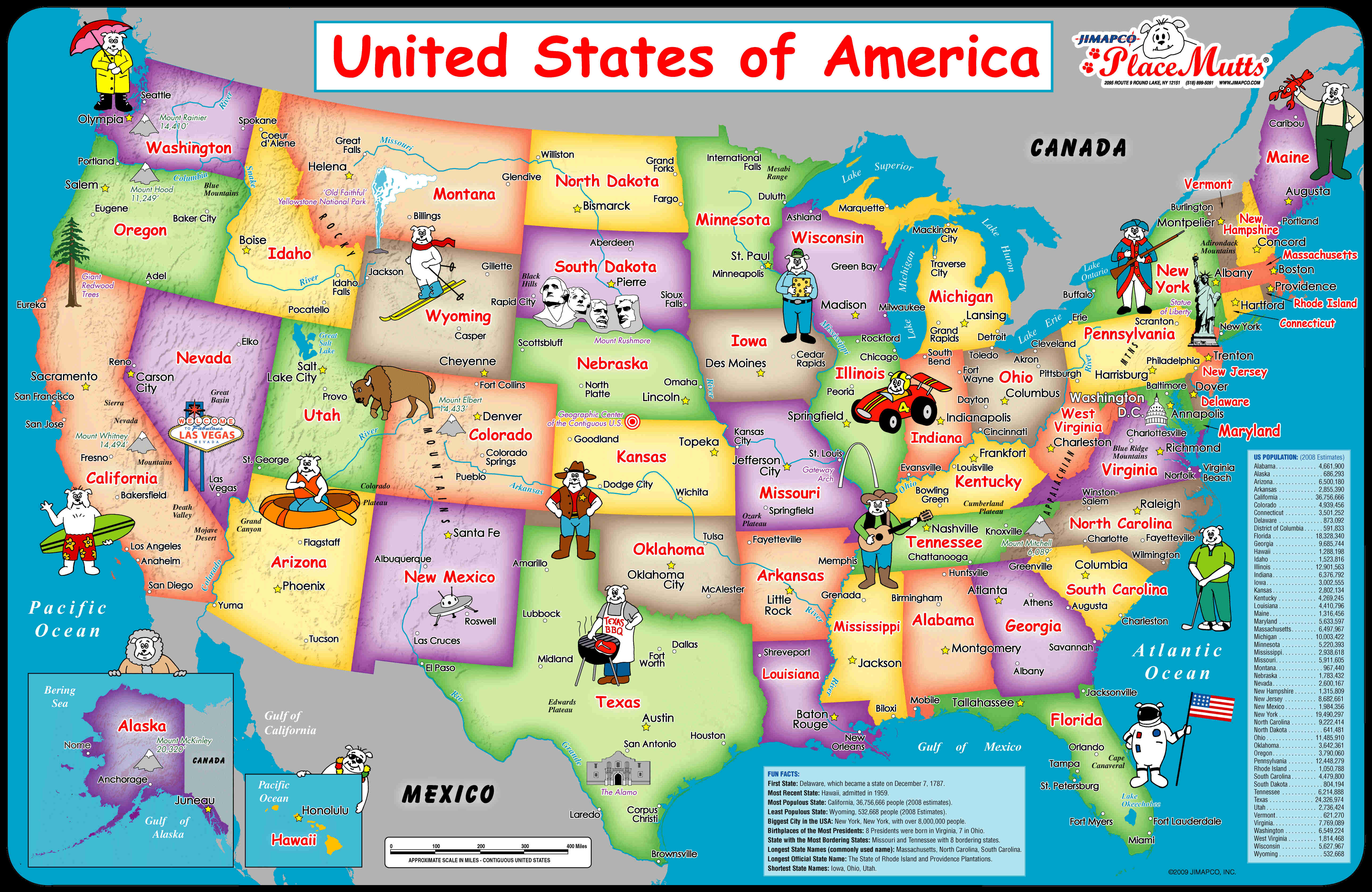 United States Of America Map Usa Map USA Map 5154x3354