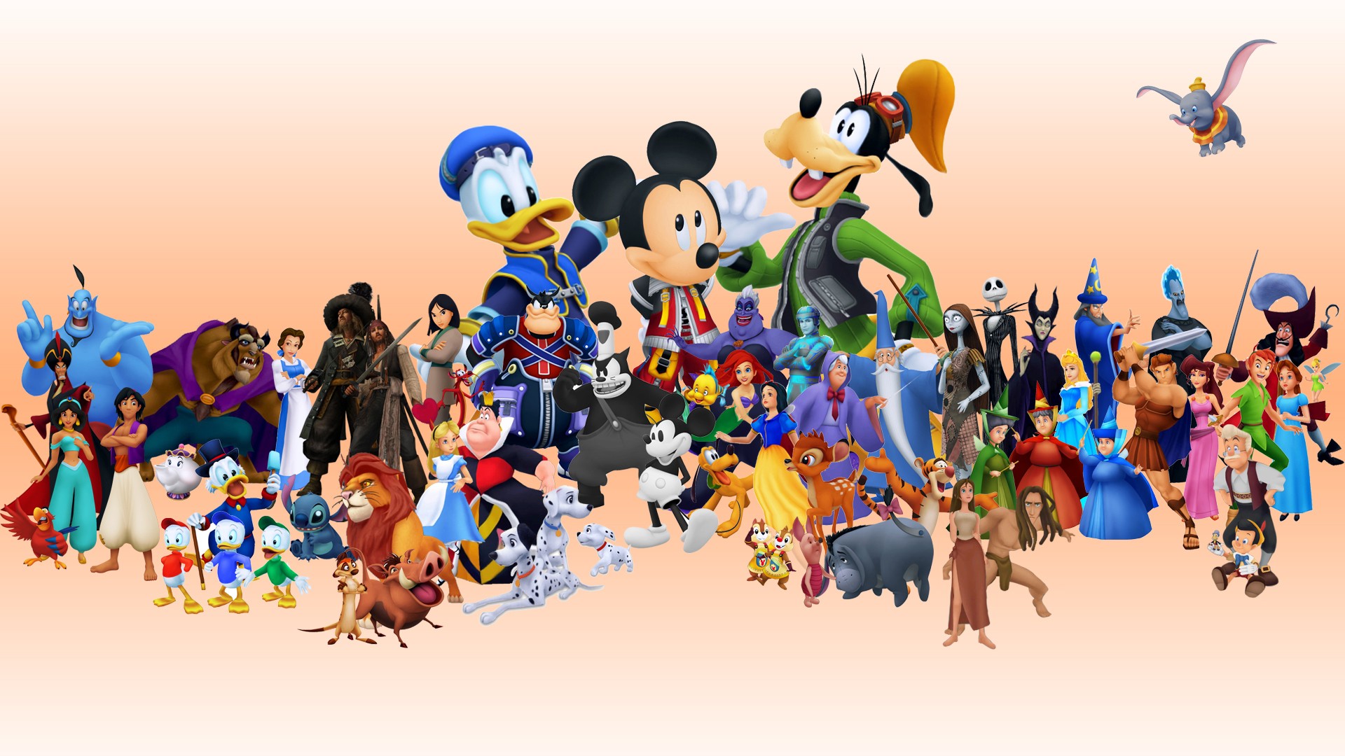 Movies Disney Donald Duck Mickey Mouse Goofy Kingdom Hearts 1920x1080
