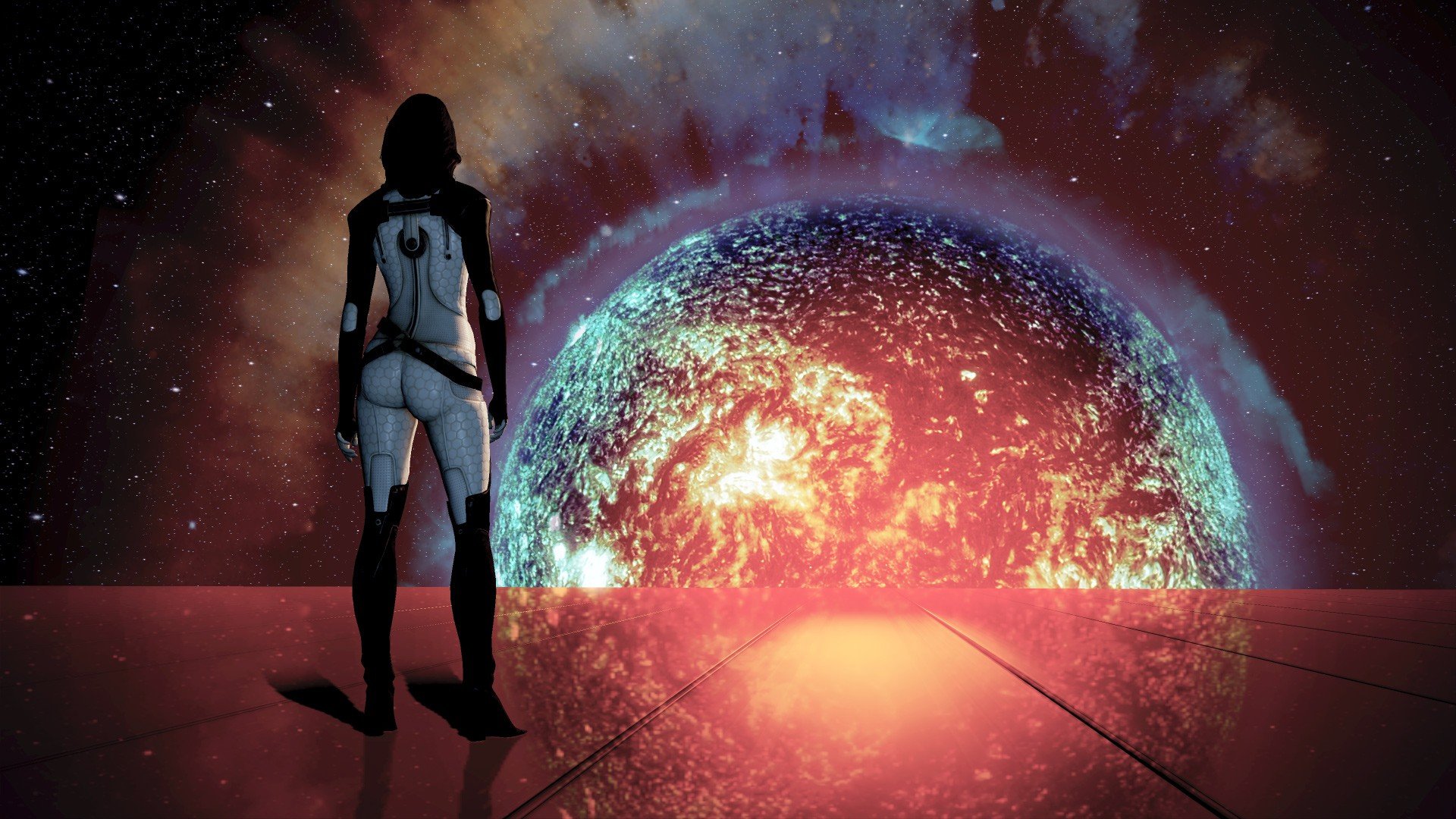Mass Effect Cerberus Miranda Science Fiction Space Station Mass Effect 2 1920x1080