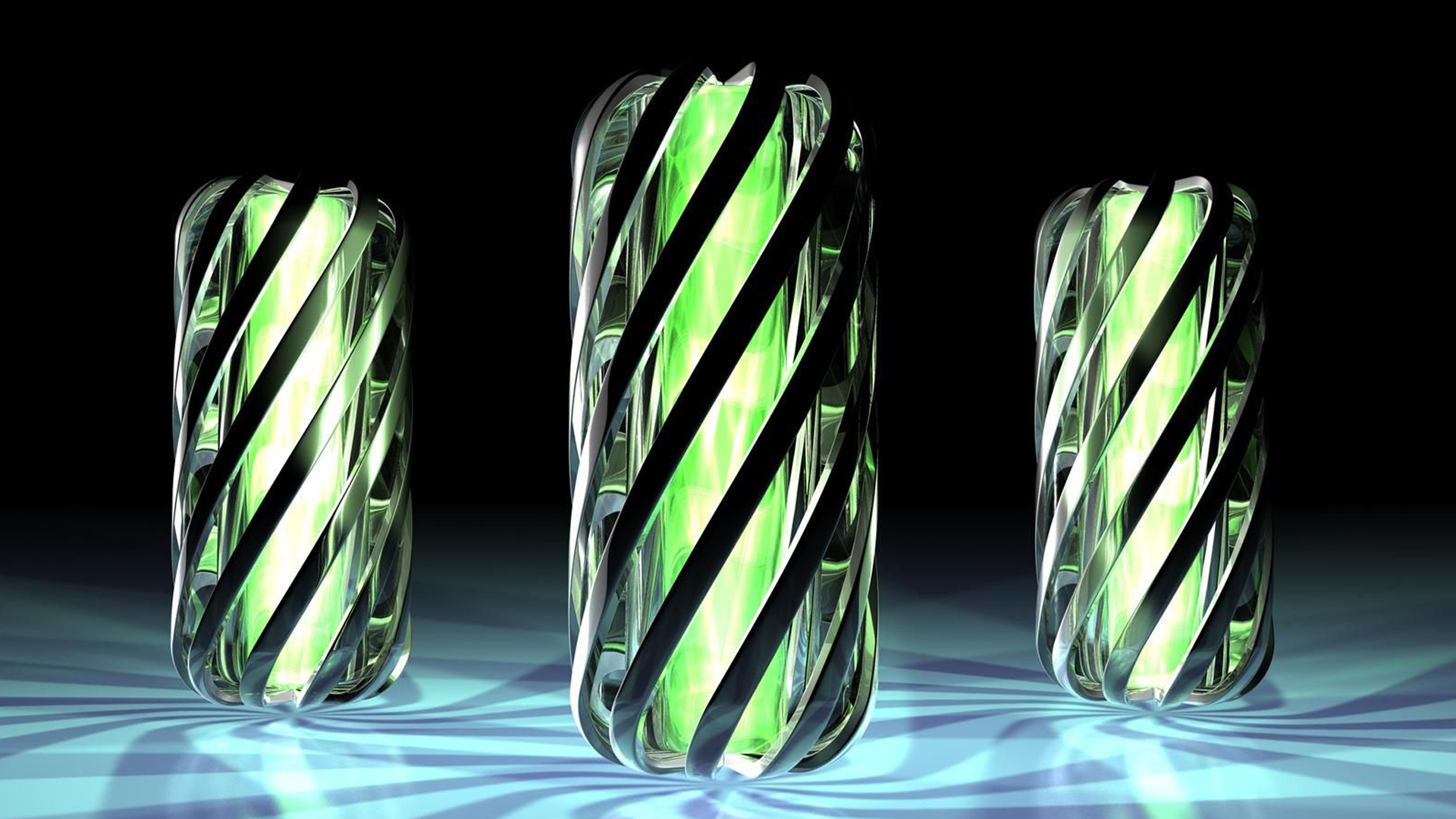 Abstract 3D Abstract Render Digital Art Capsule 1920x1080