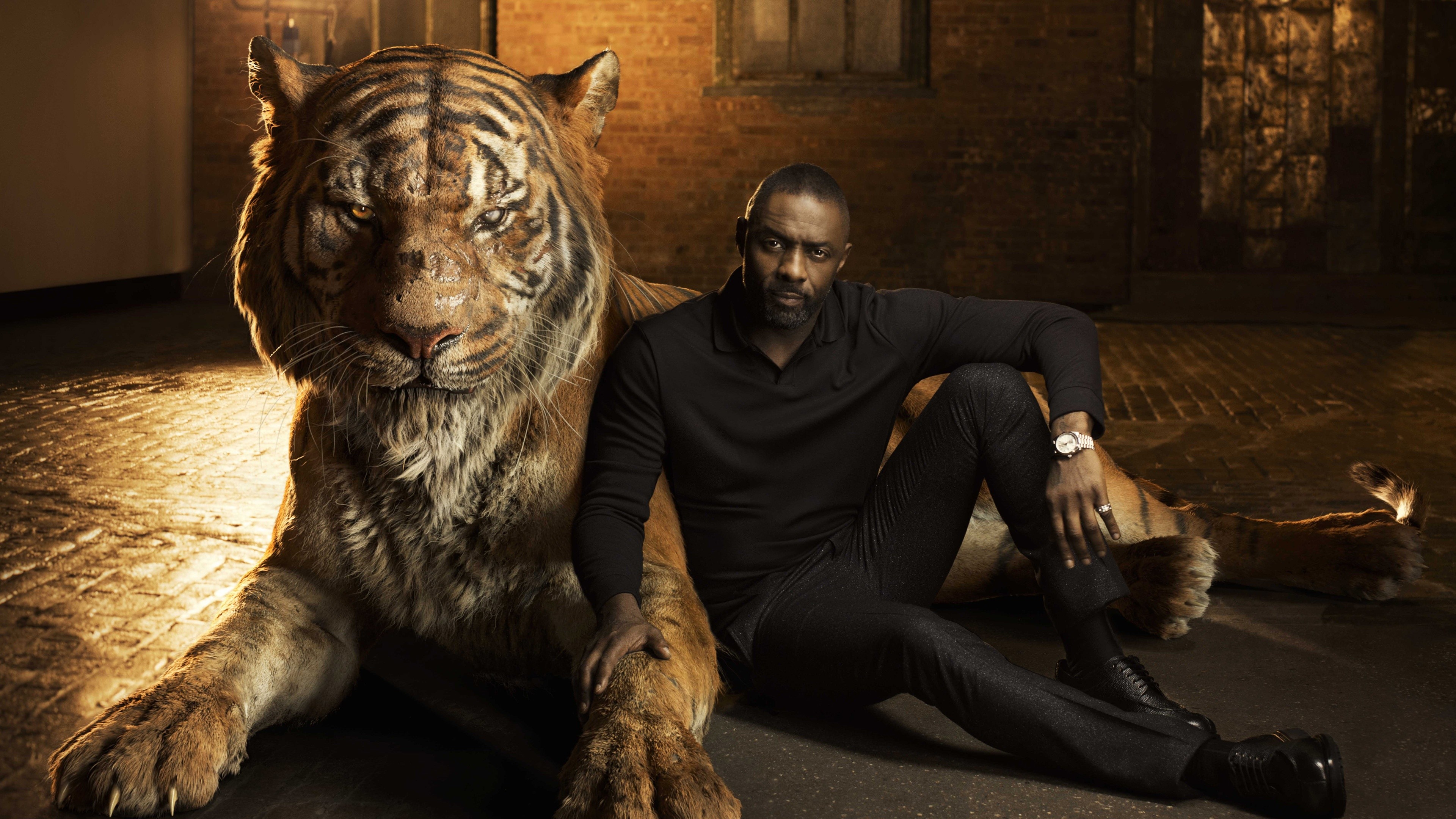 Tiger The Jungle Book Idris Elba Men 3840x2160