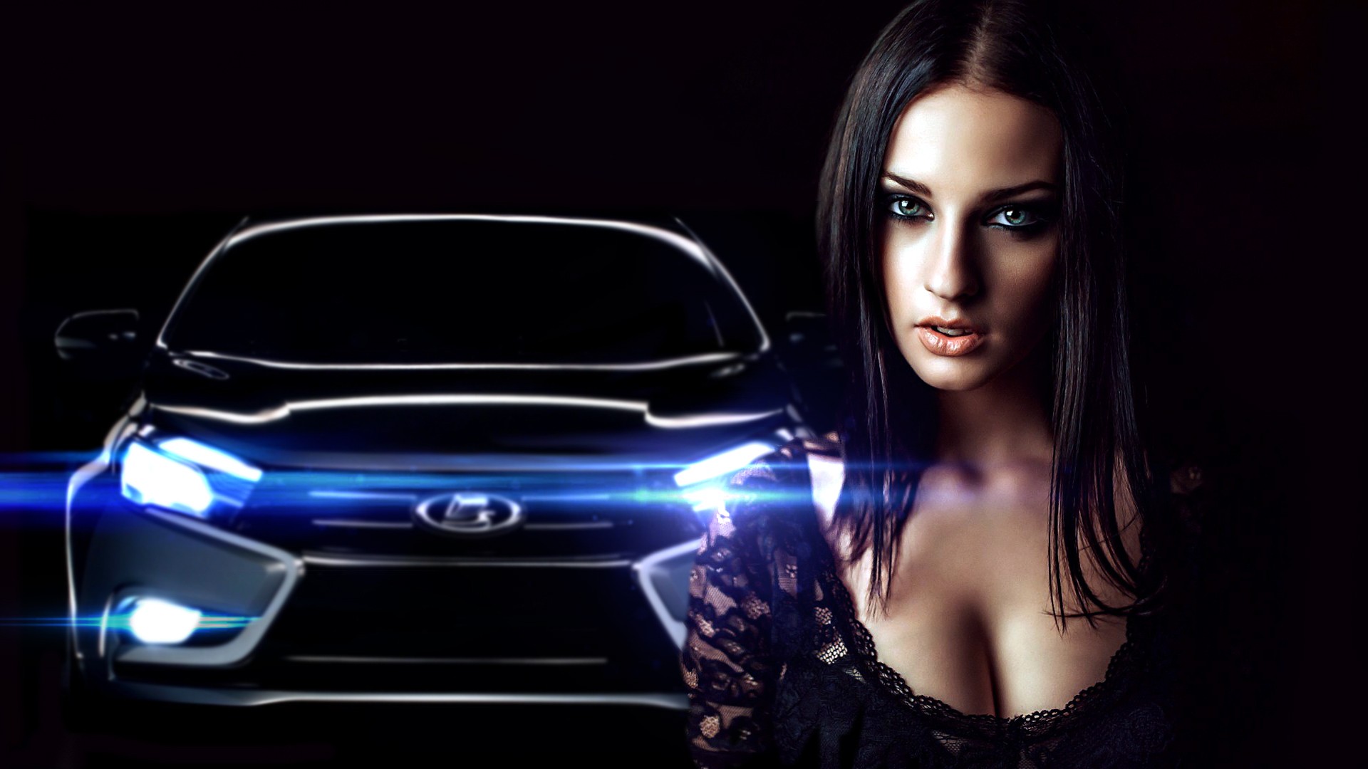 Alla Berger LADA Vesta Optical Flares 1920x1080