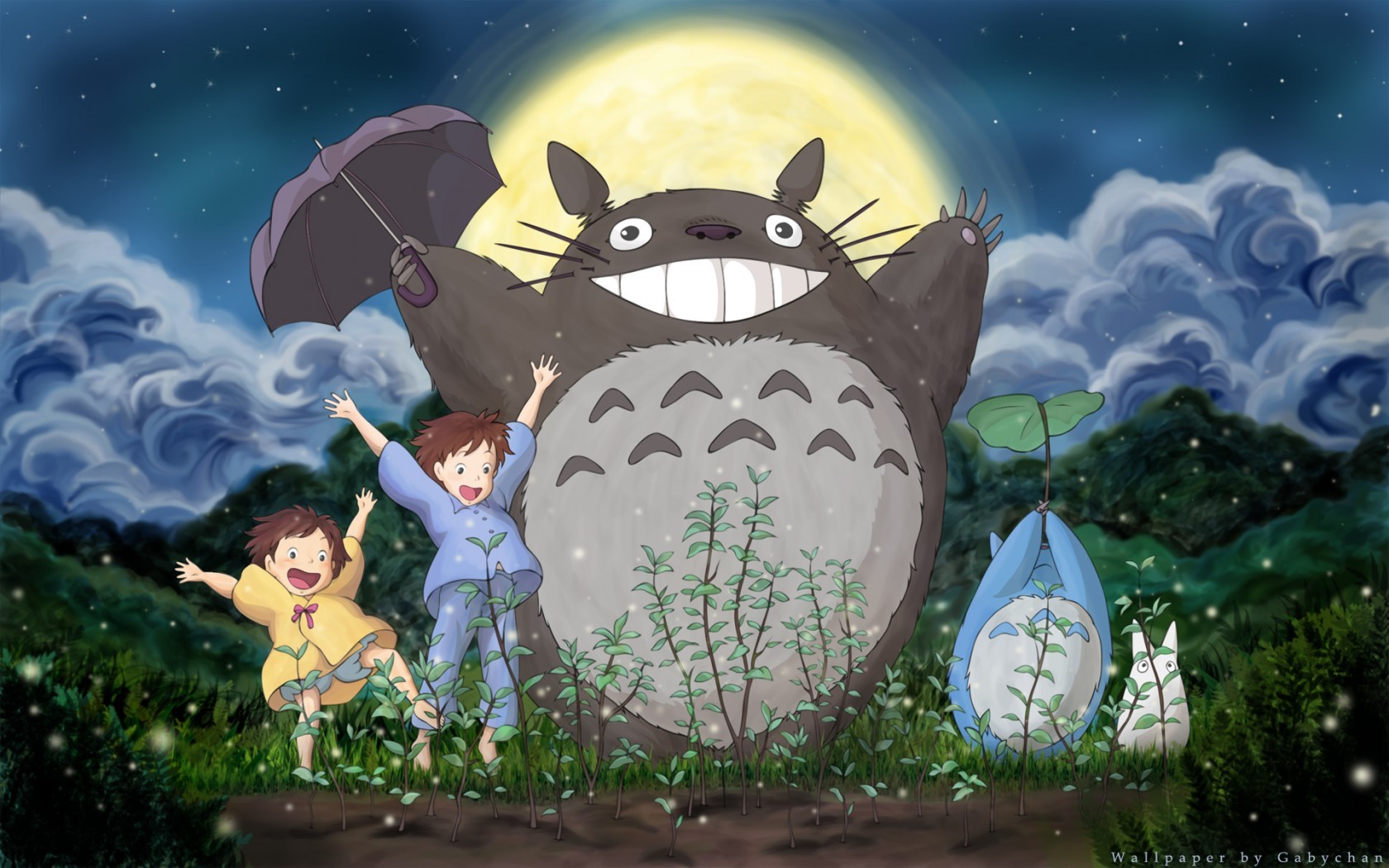 Totoro My Neighbor Totoro Studio Ghibli Anime 1680x1050