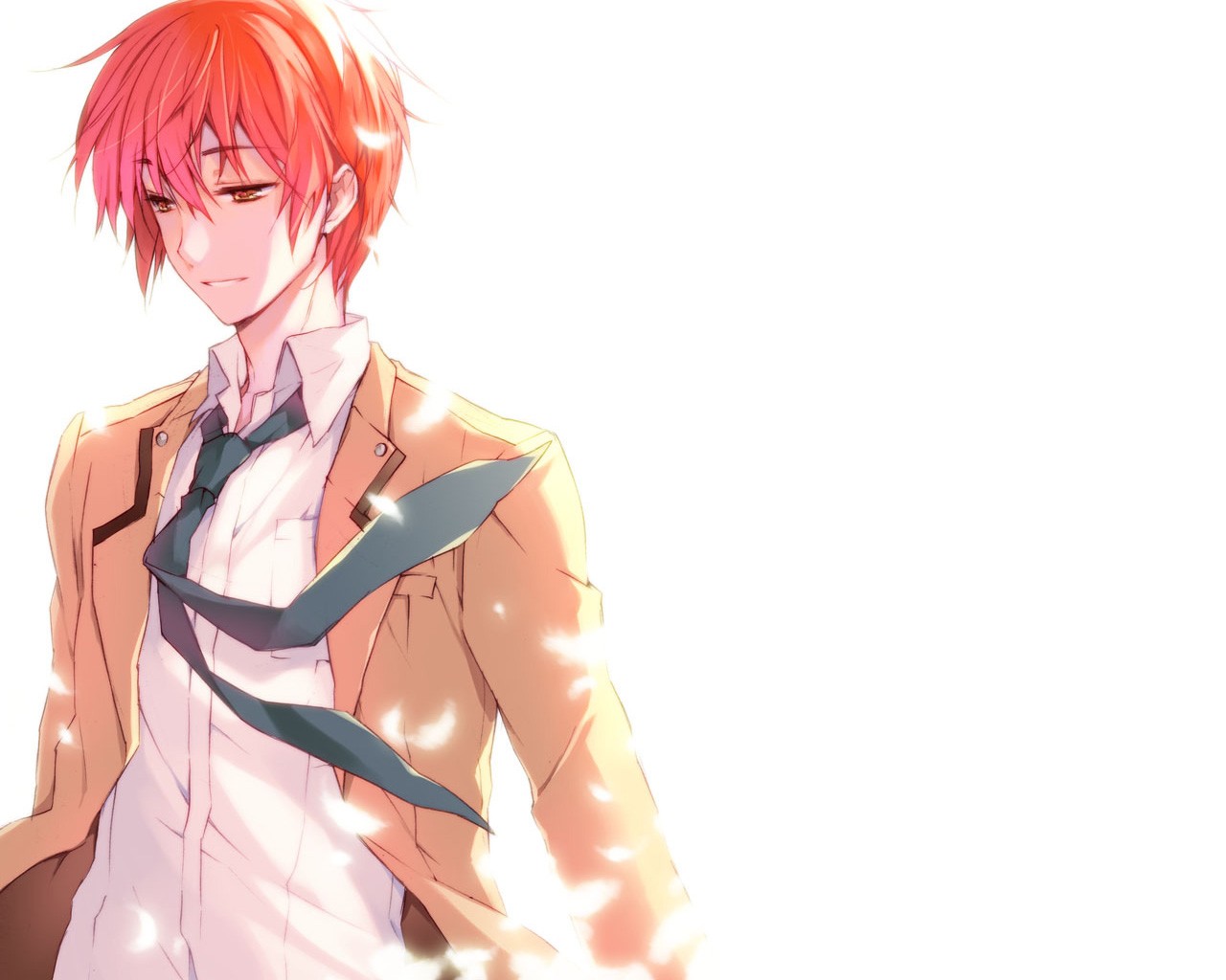 Angel Beats Otonashi Yuzuru Anime Boys Tie Anime White Background 1280x1024