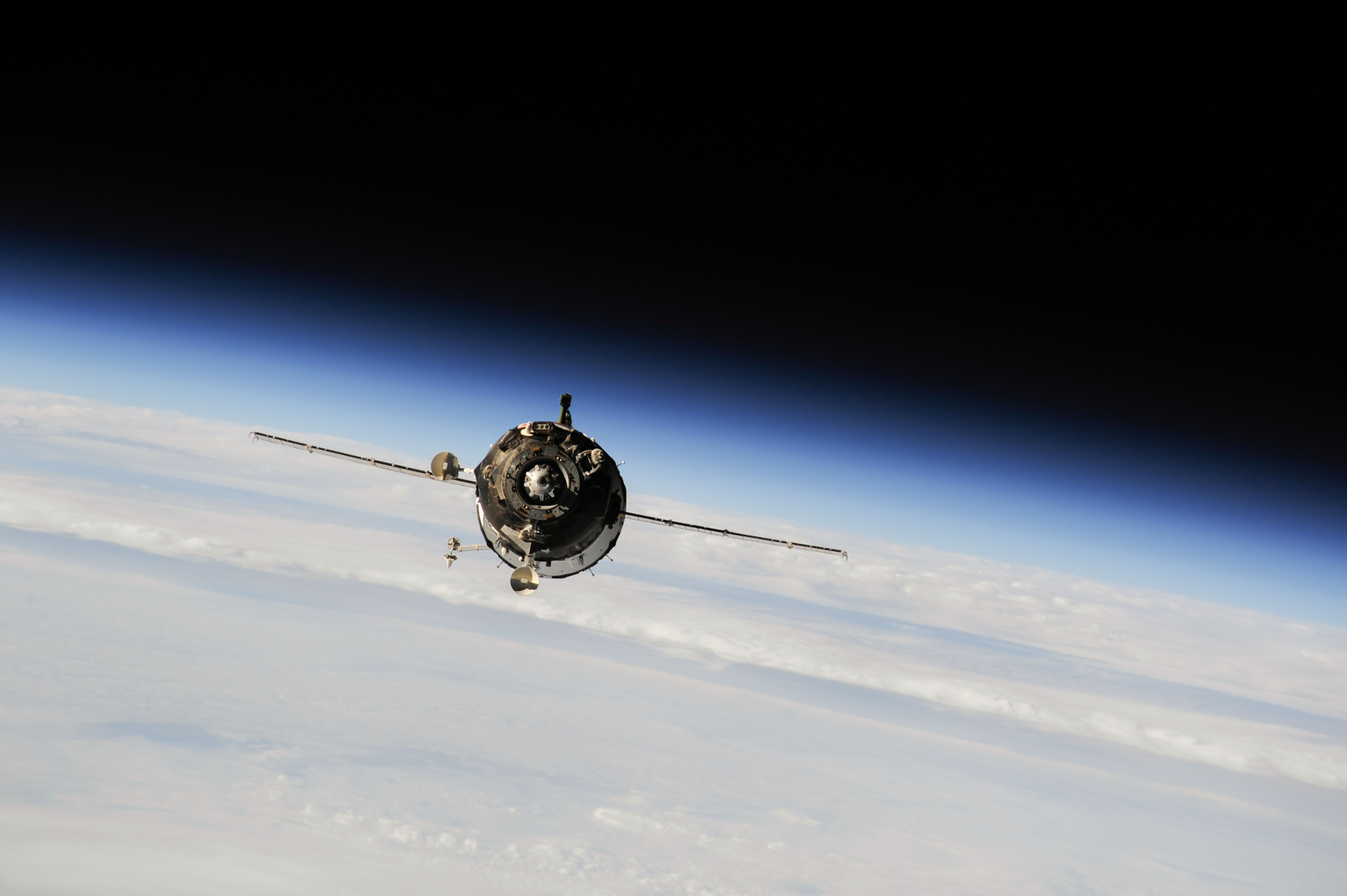 Photography Space Earth Spaceship Soyuz 4256x2832