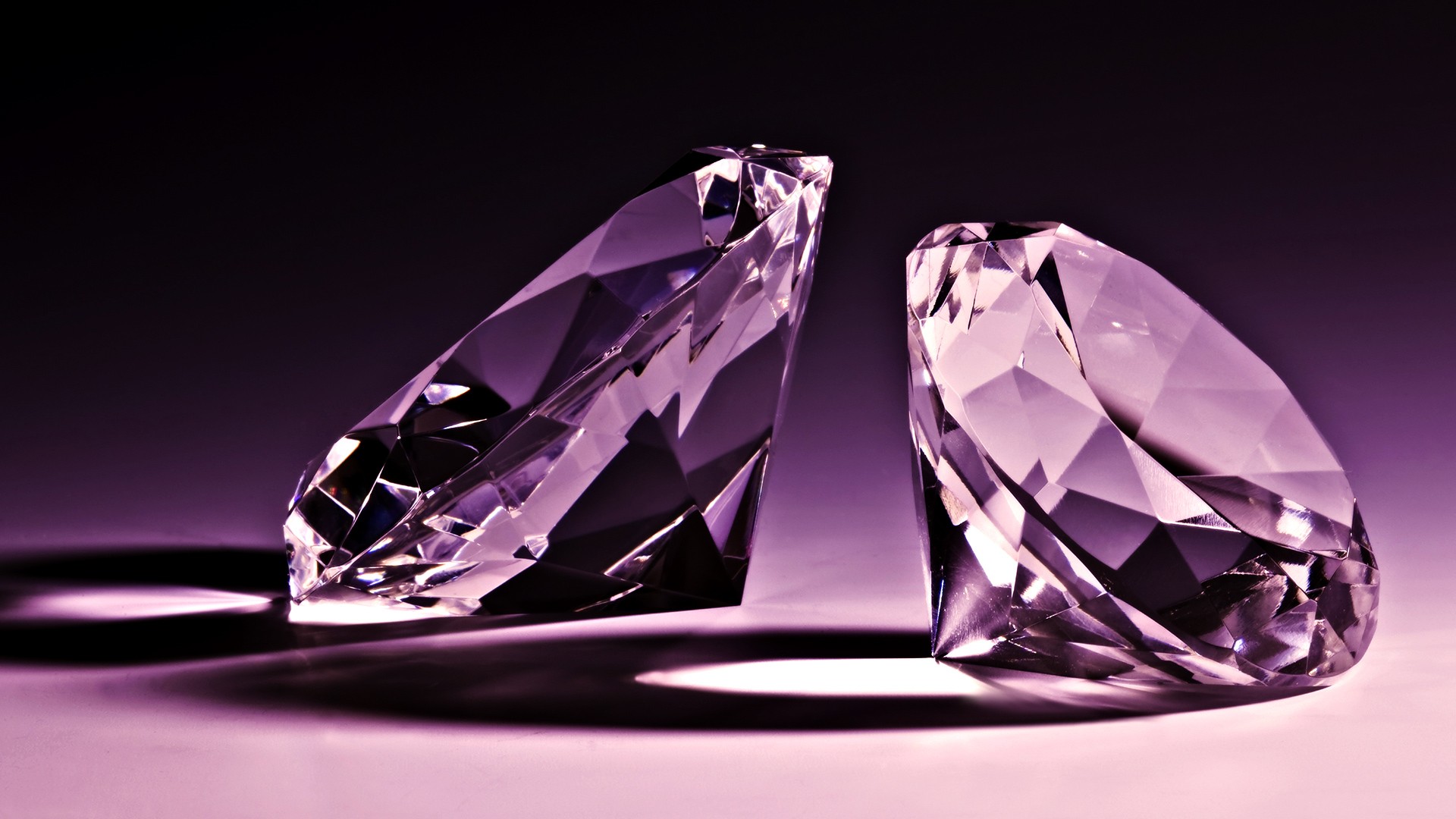 Diamonds Jewels Purple 1920x1080