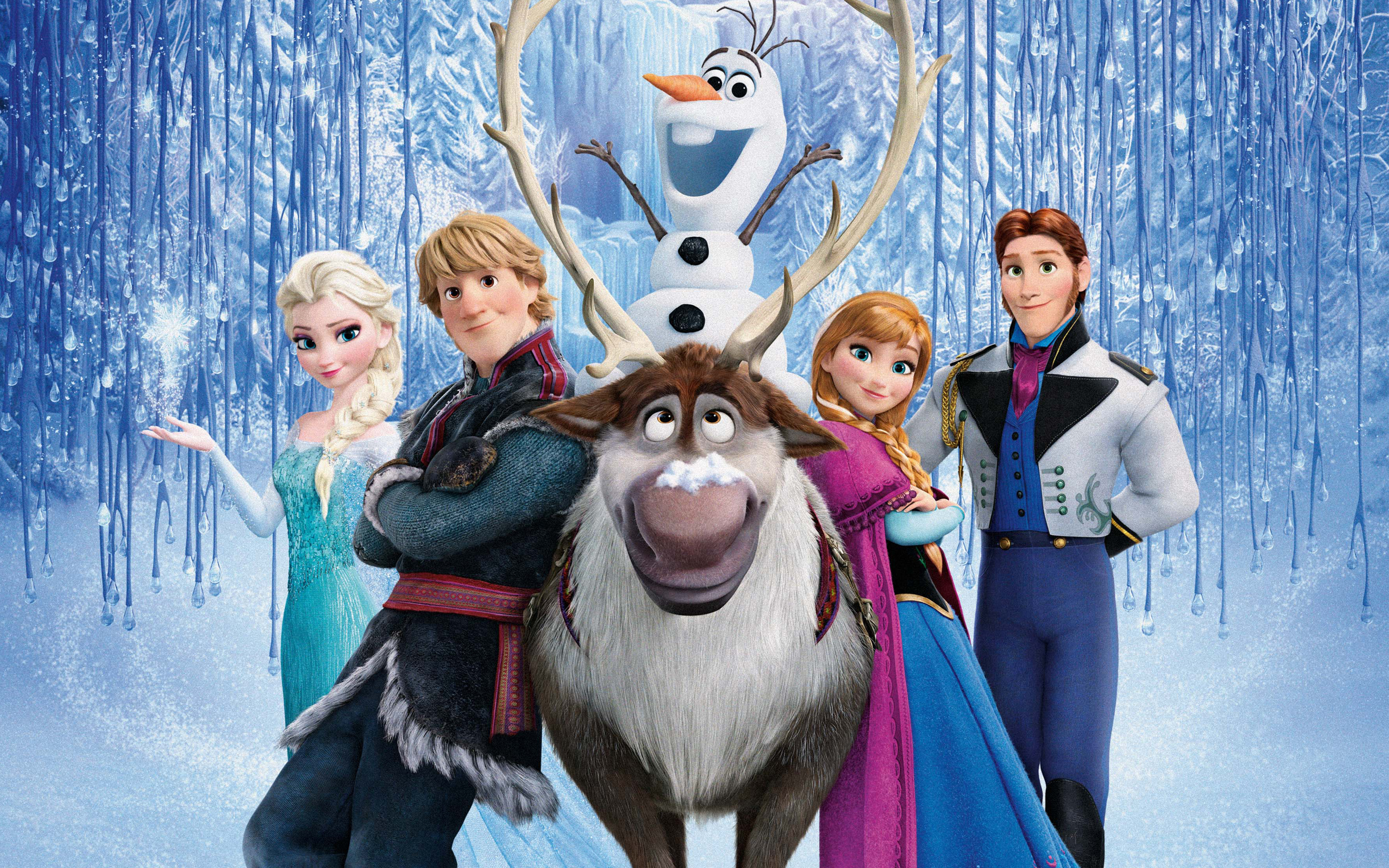 Frozen Movie Anna Frozen Elsa Frozen Olaf Frozen Hans Frozen Sven Frozen Kristoff Frozen Snow 2880x1800