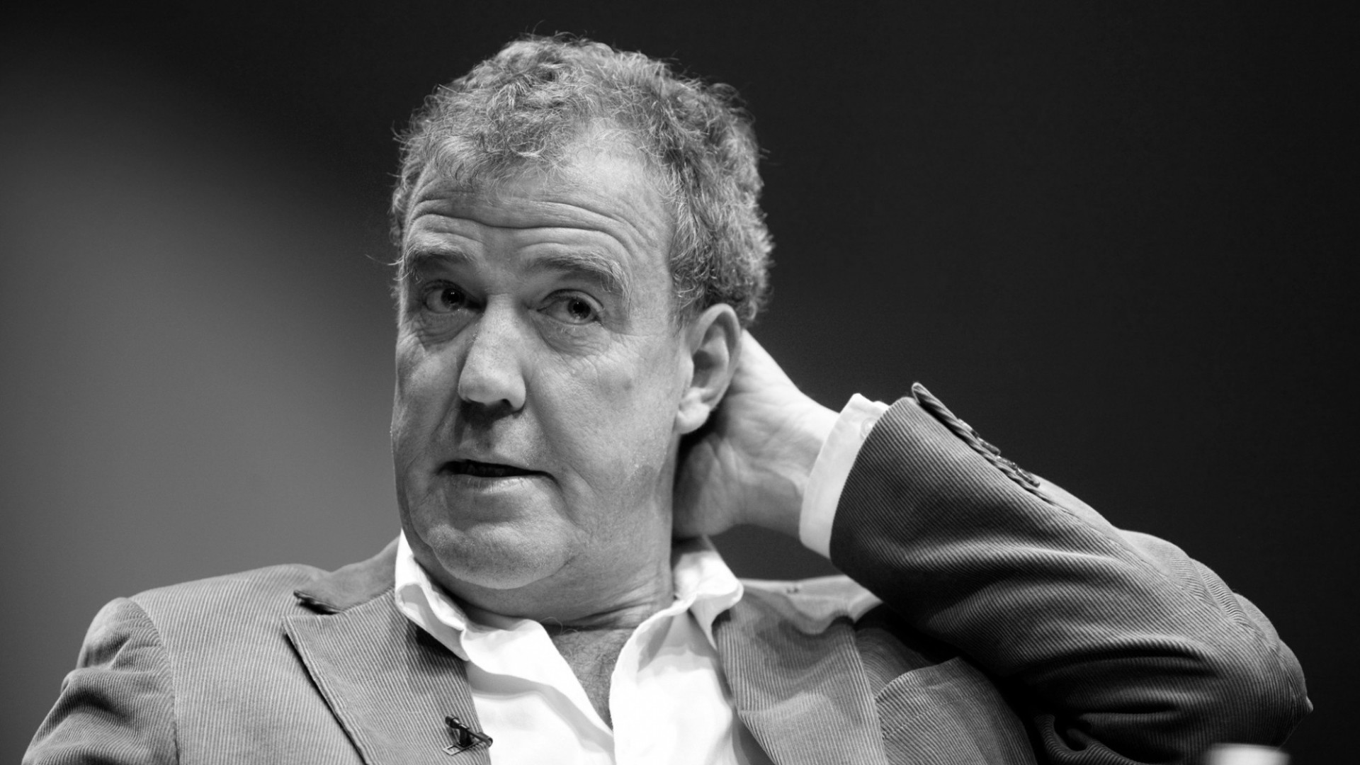 Men Face Monochrome Suits Jeremy Clarkson Gradient Celebrity 1920x1080