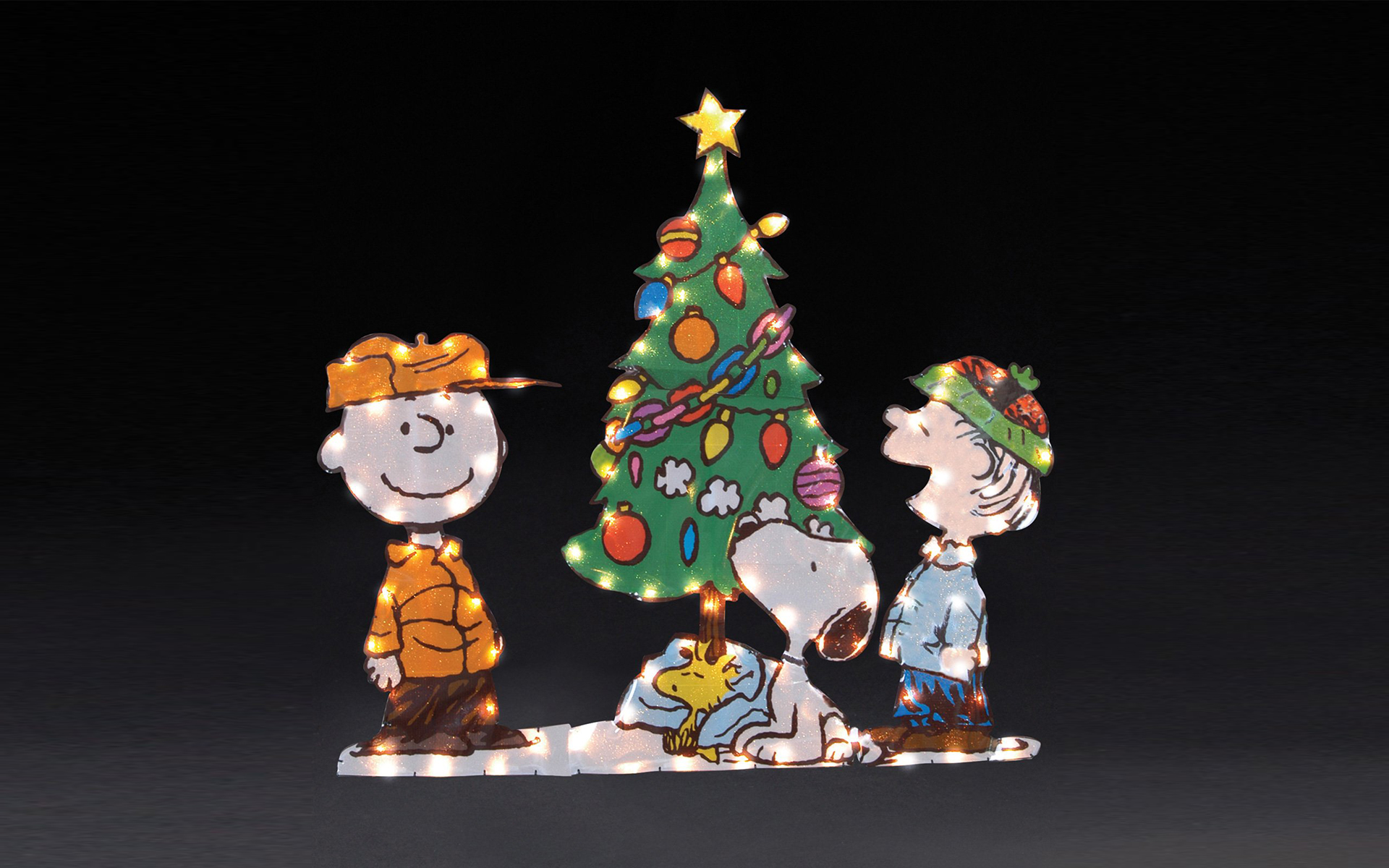 Holiday Christmas Peanuts Cartoon Charlie Brown Christmas Tree Snoopy 1920x1200