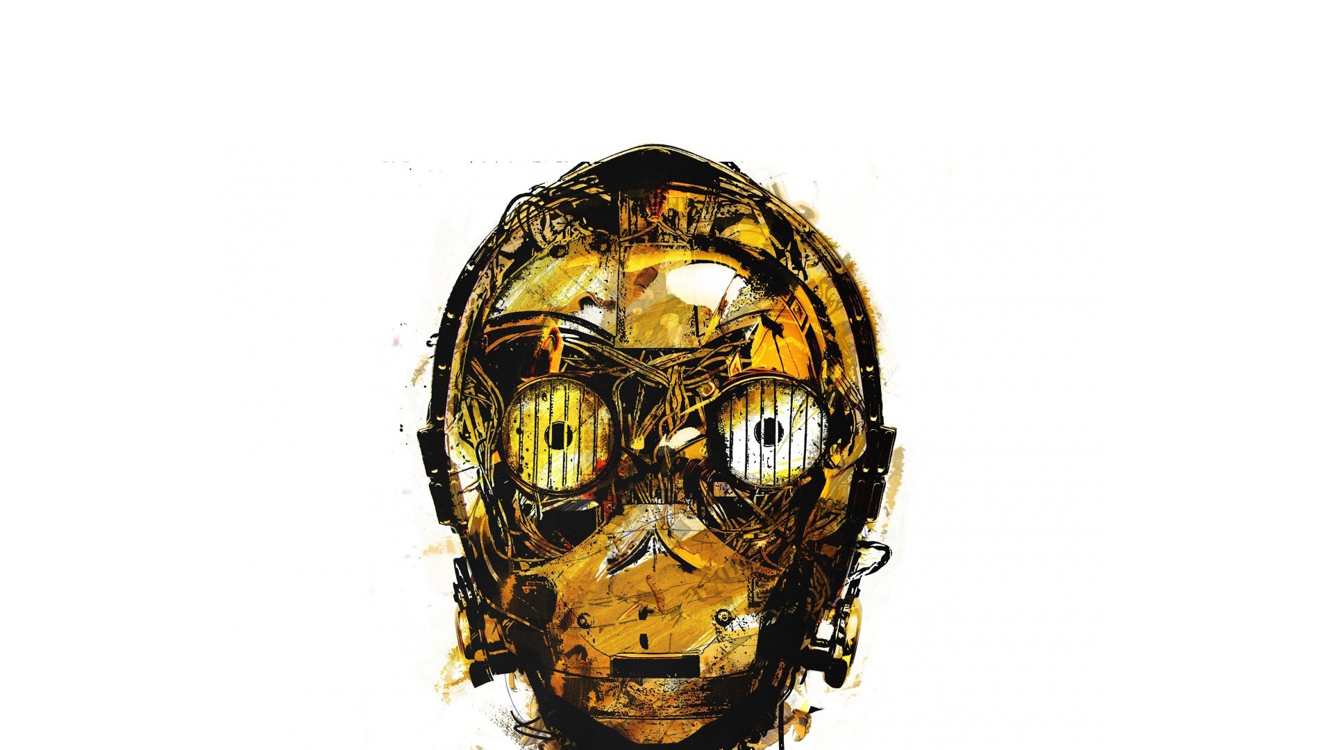 Star Wars C 3PO Robot Simple Background Star Wars Droids Science Fiction 1920x1080