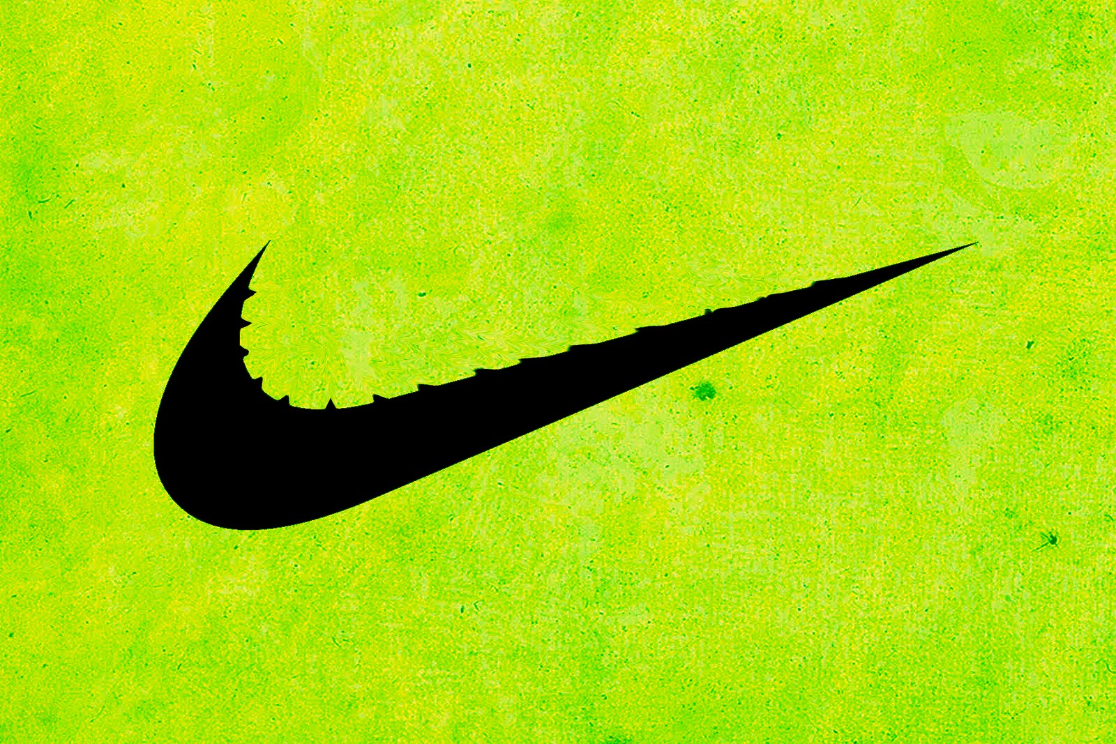 Nike Simple Background Logo Green Background Green Just Do It 1600x1067