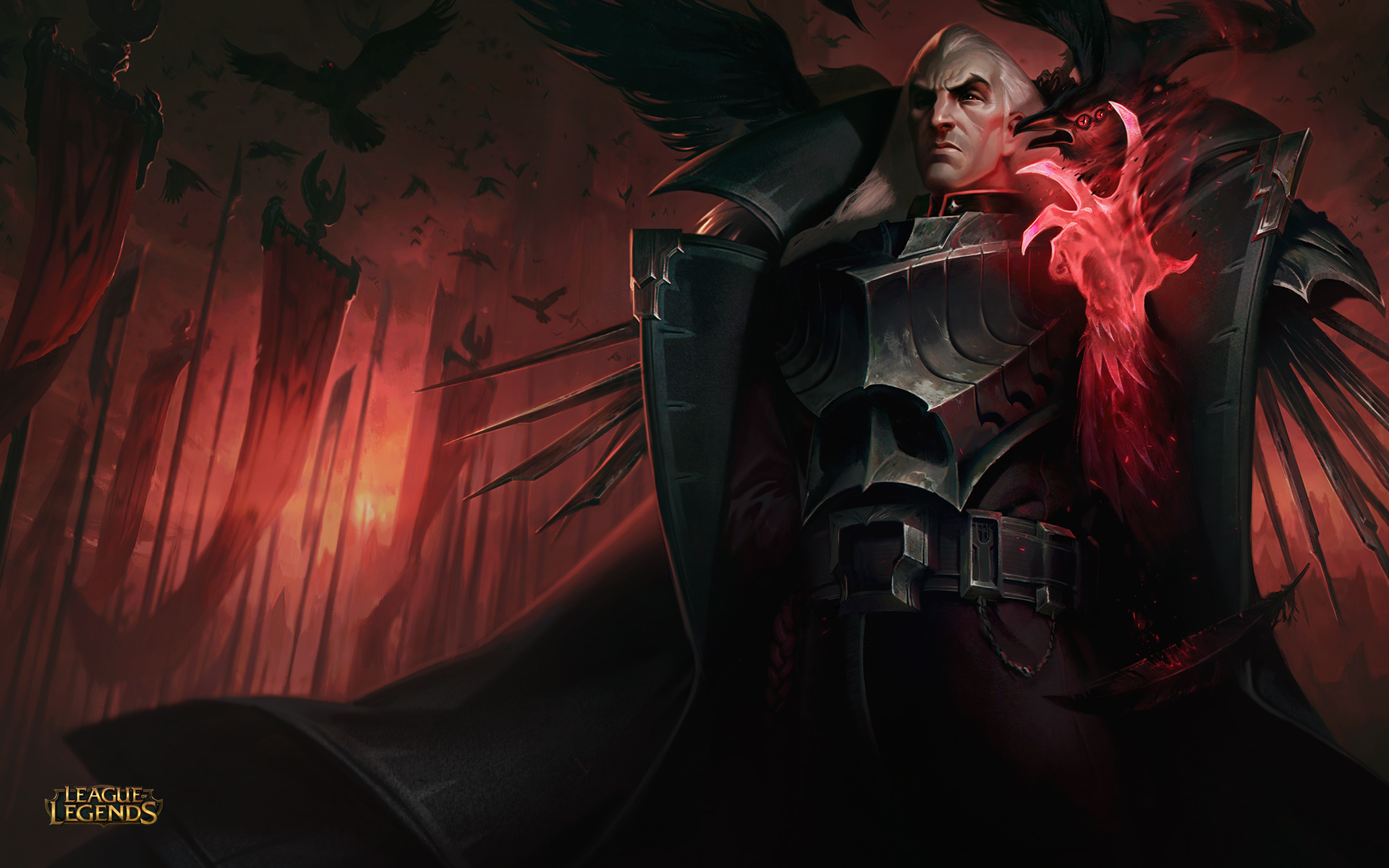 League Of Legends Swain Noxus Summoners Rift Video Games Swain League Of Legends 1920x1200