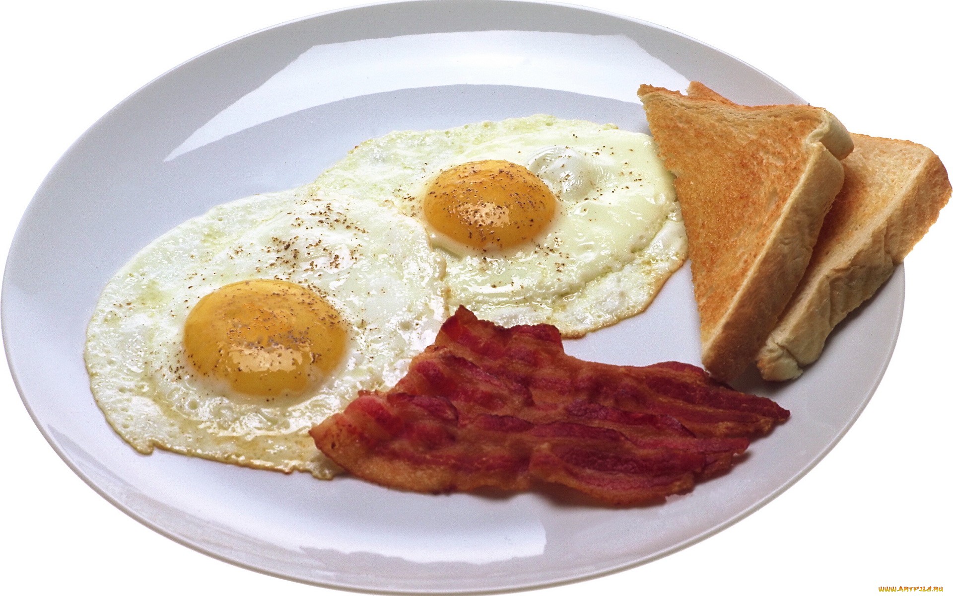 Breakfast Egg Toast Bacon 1920x1200