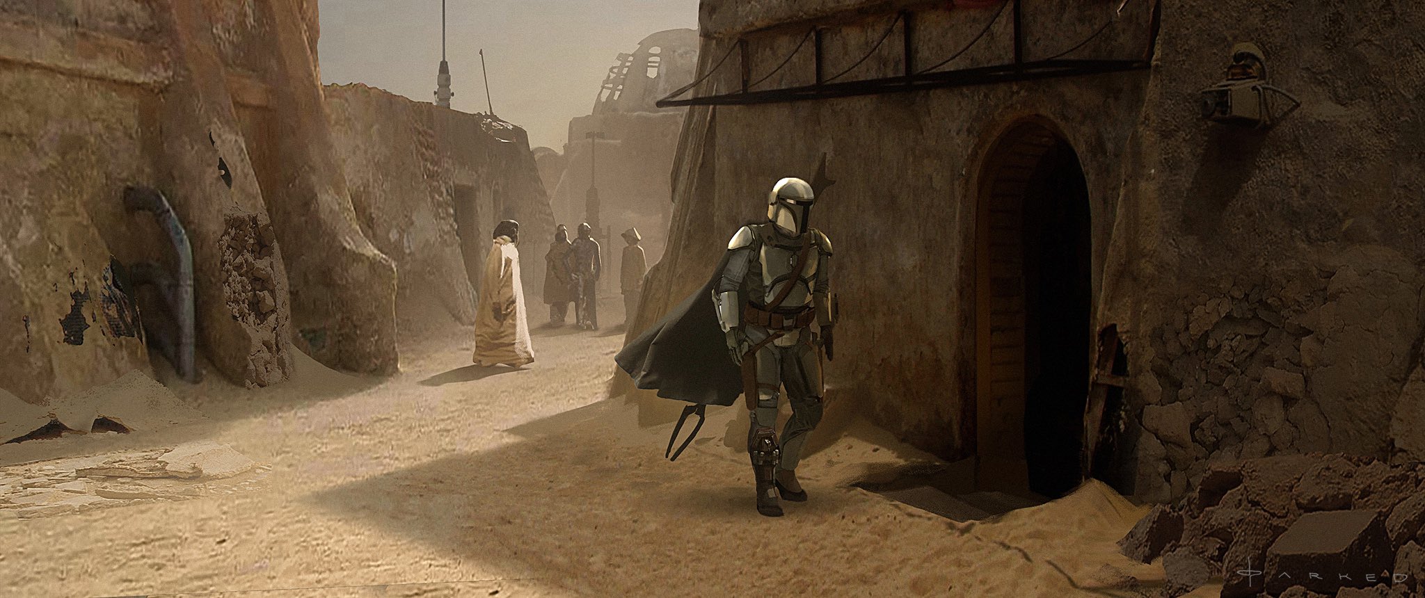 The Mandalorian Star Wars Tv Series Tatooine 2048x860