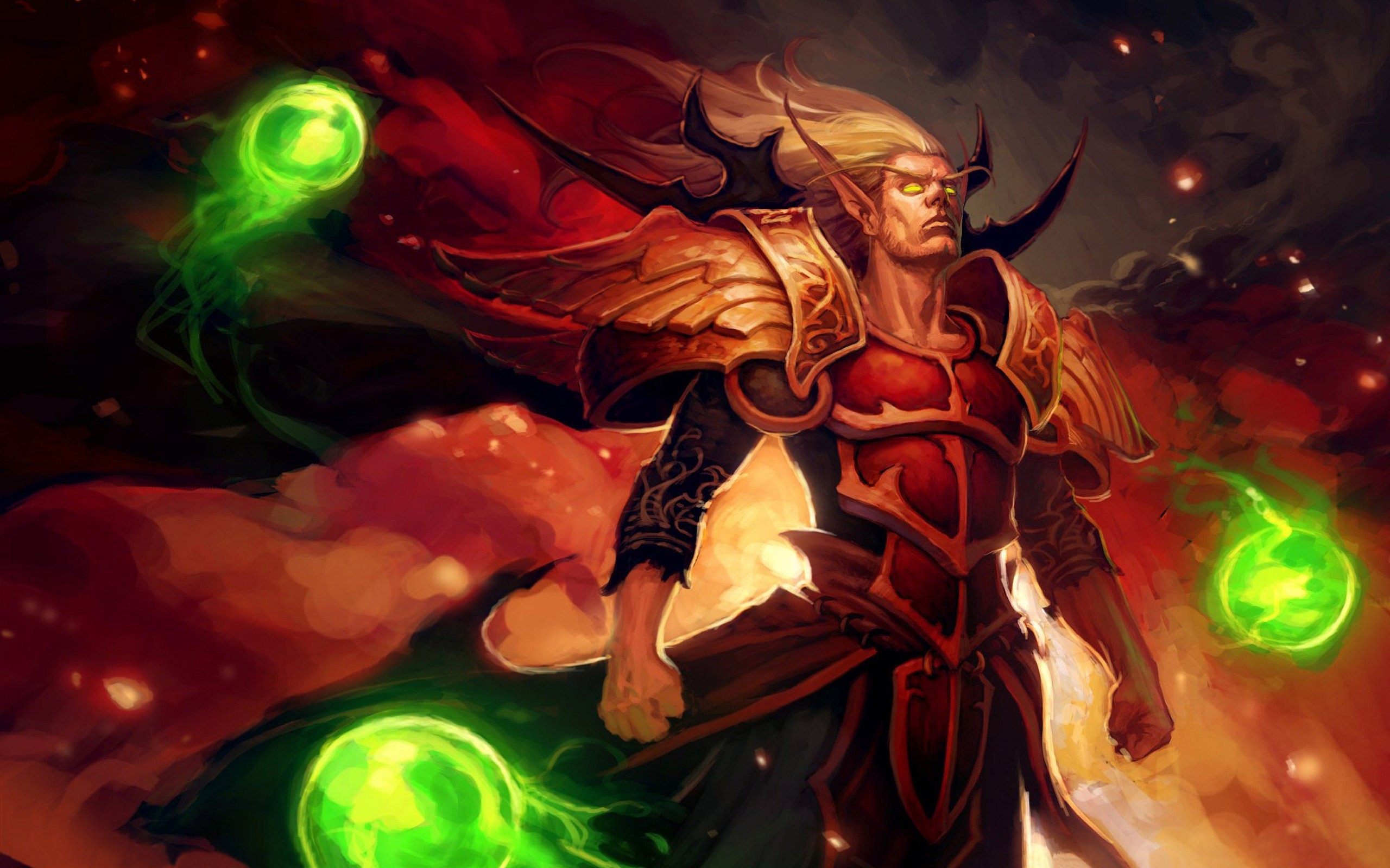 World Of Warcraft Artwork Video Games Kaelthas Sunstrider Blood Elf 2560x1600