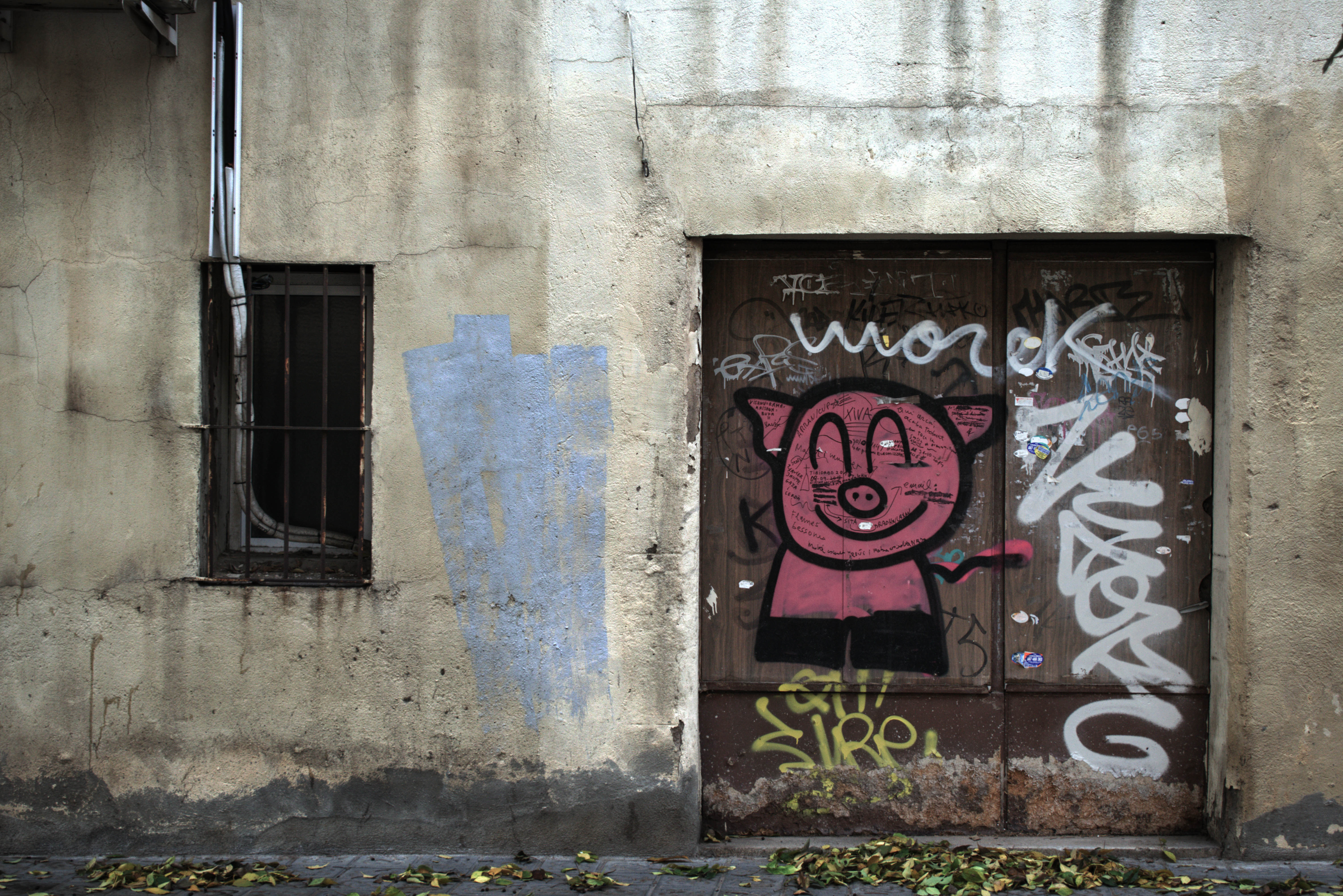 Street Abandoned Door Barcelona Graffiti Urban 6016x4016