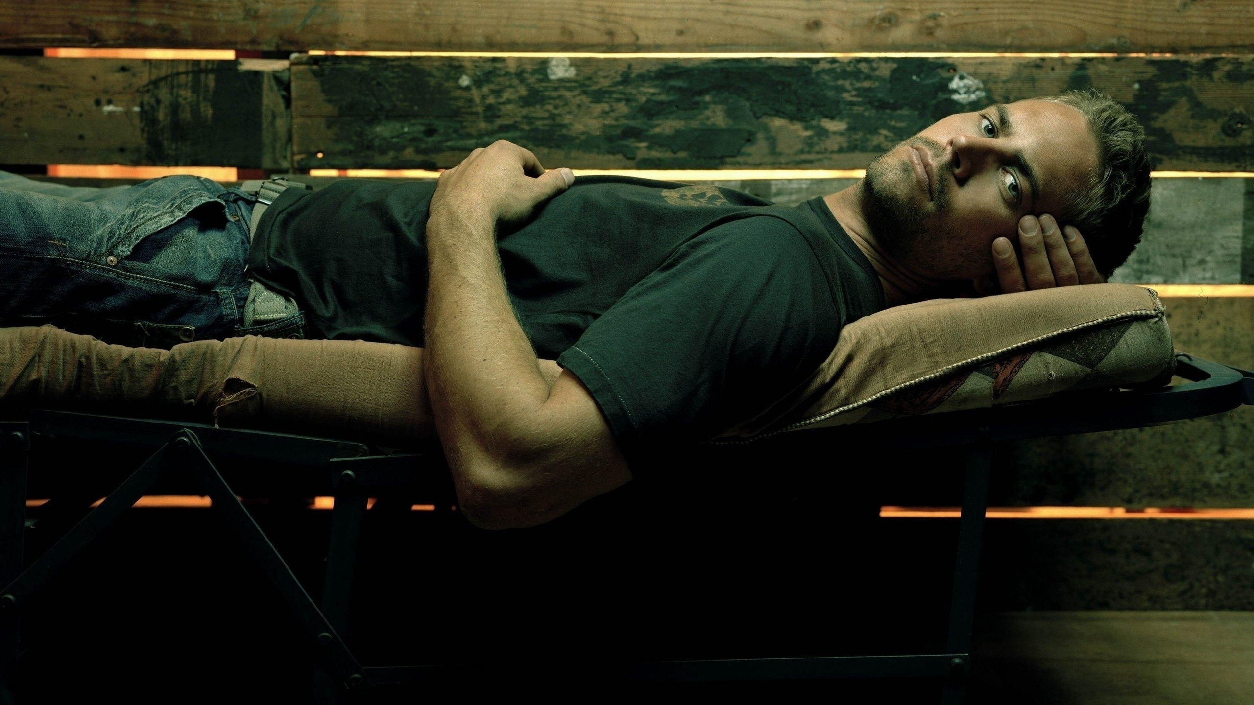 Paul Walker Celebrity Actor American Lying Down 2560x1440