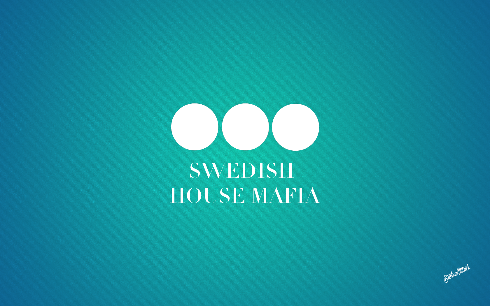 Swedish House Mafia Electronic Music Music House Music Simple Background Blue Blue Background 1680x1050