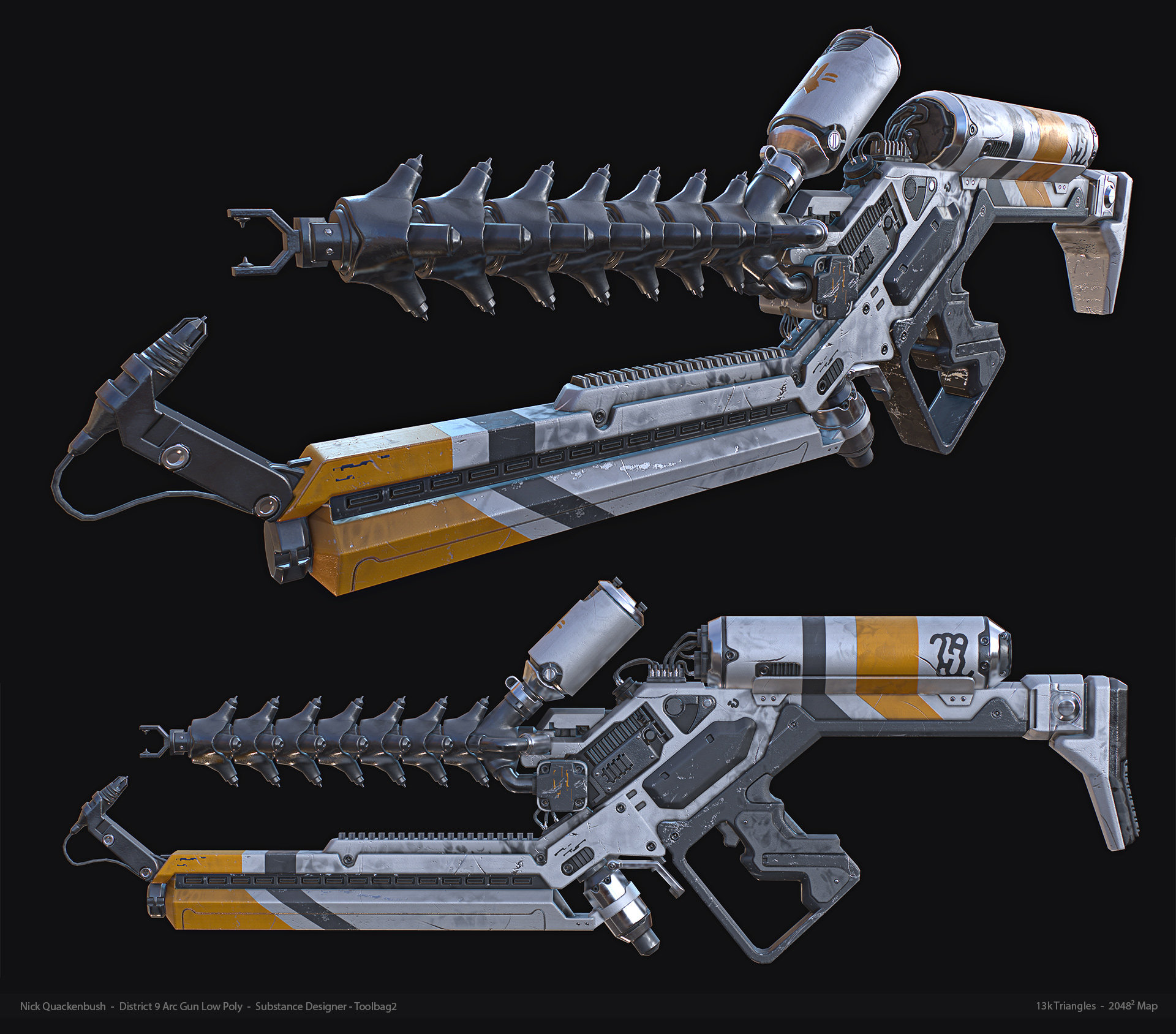 Arc 9. District 9 оружие. District 9 Weapon Concept. District 9 Concept Art. The Arc-Gun-9.