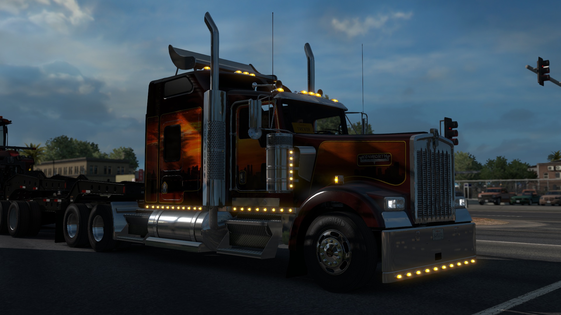 American Truck Simulator Kenworth PC Gaming Screen Shot Truck Vehicle 1920x1080