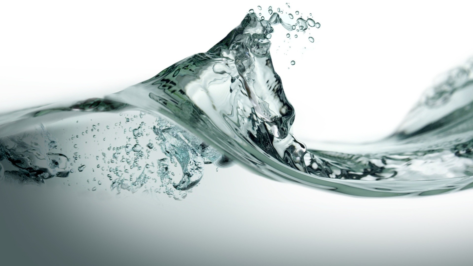 Water Waves Macro Photography Transparent Background Liquid 1920x1080