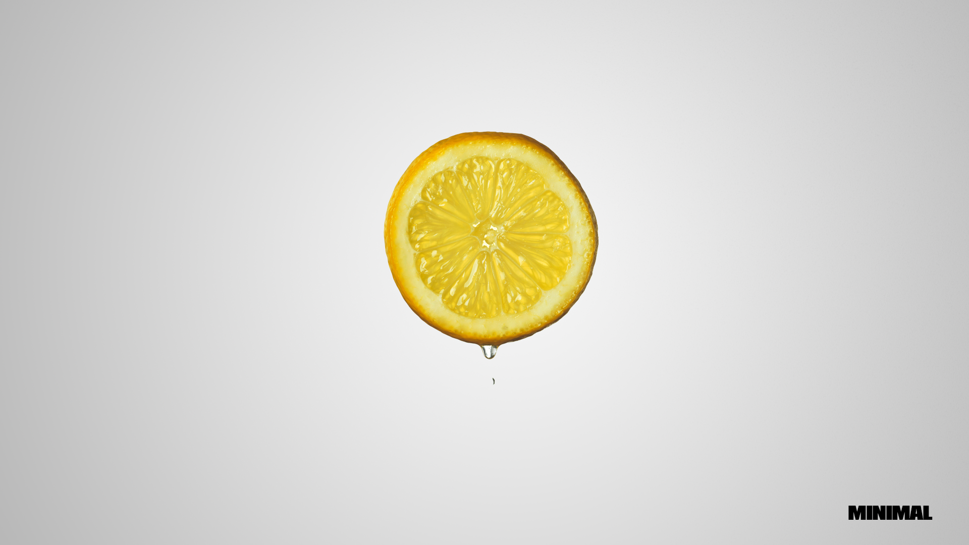 Fruit Minimalism Techno Tatof Lemons 1920x1080