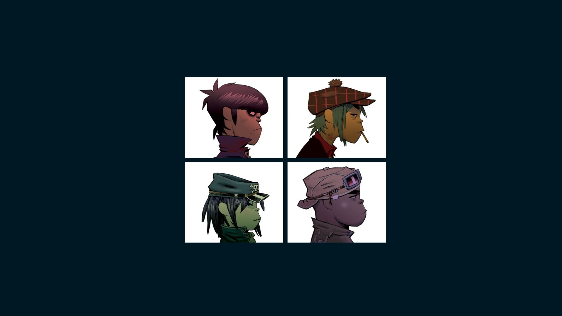 Music Gorillaz Murdoc Album Covers Demon Days Side View Noodle Murdoc Niccals 2 D Russel Hobbs Band 1920x1080