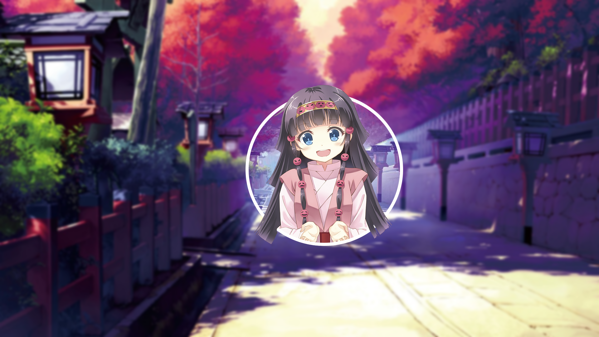 Hunter X Hunter Alluka Zoldyck Anime Blurred Render In Shapes Picture In Picture Street 1920x1080